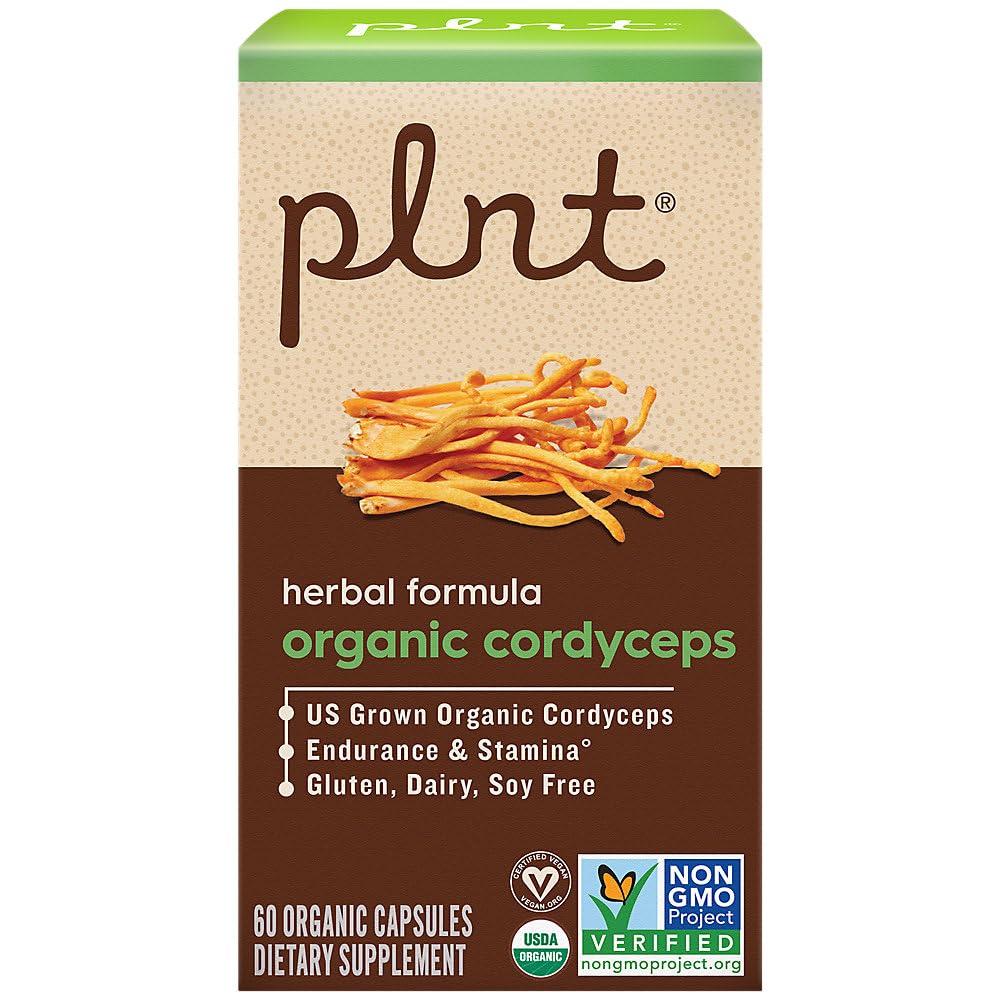 plnt Cordyceps Capsules 60 Count