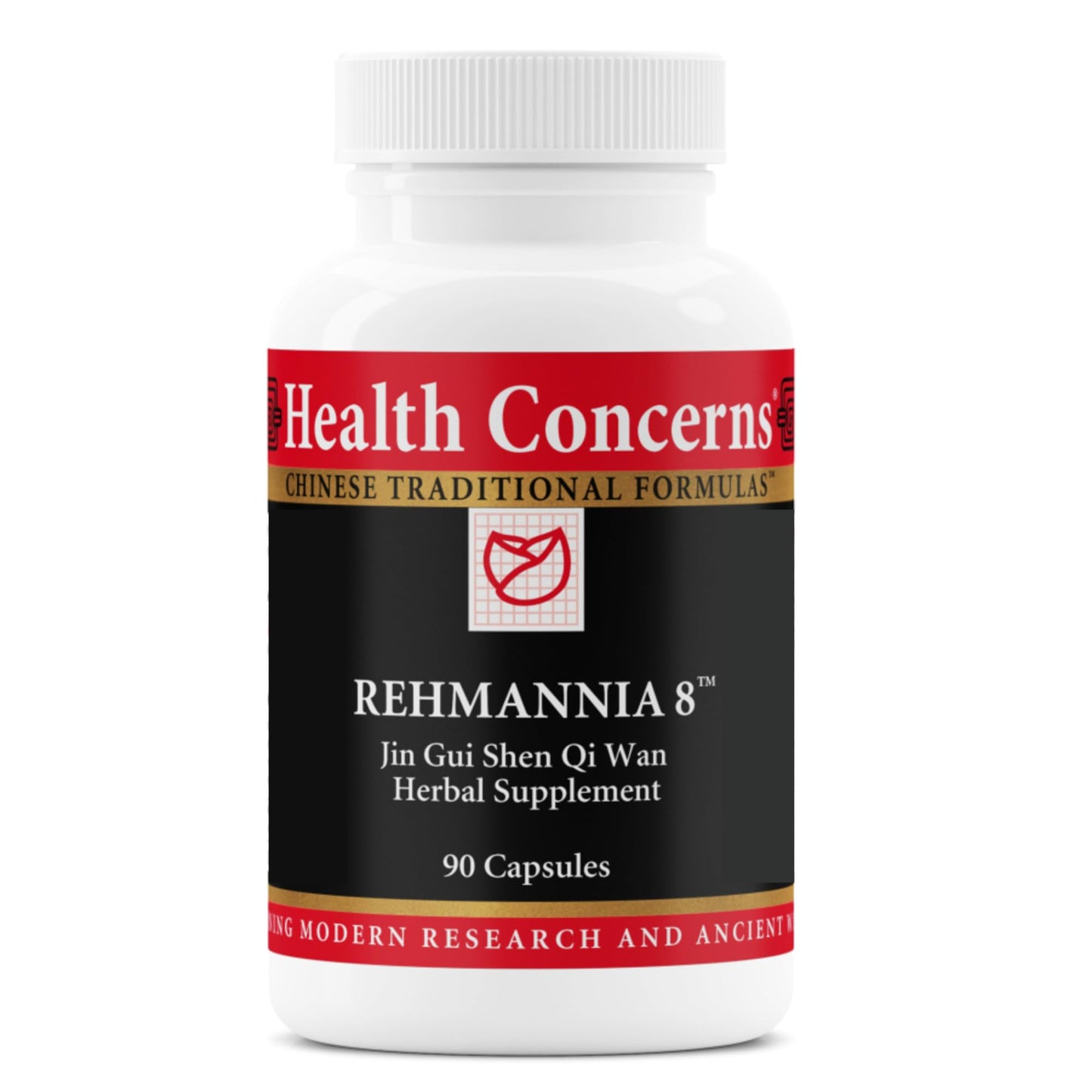 Health Concerns Rehmannia 8 Kidney Cleanse Detox & Repair Supplement, 90 Capsules