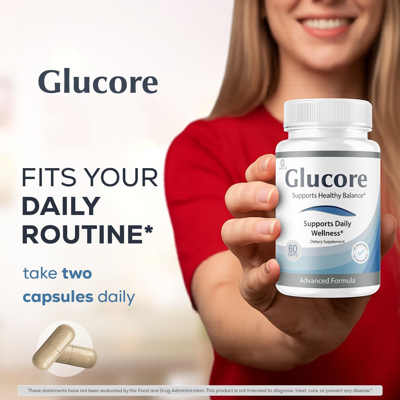 OVICIA Glucore Capsules 180 Capsules