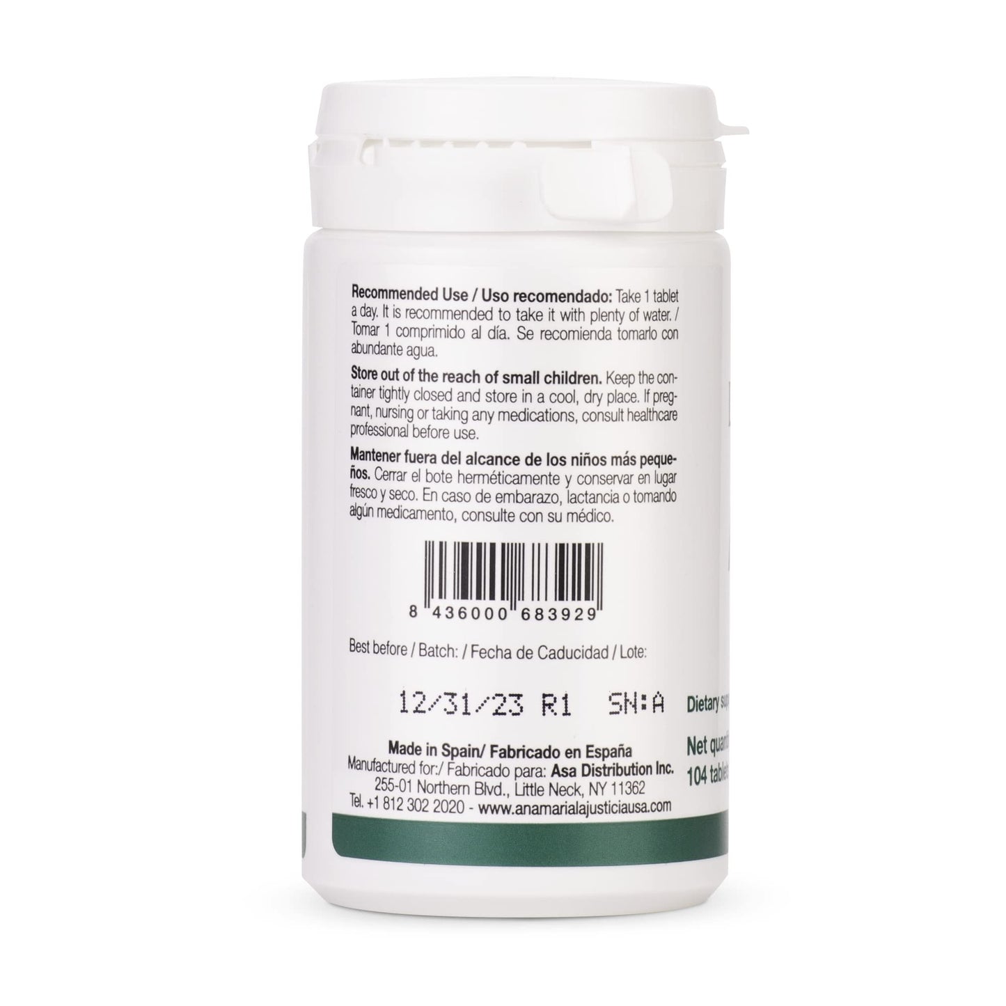 Ana María Lajusticia Algae Tablets 104