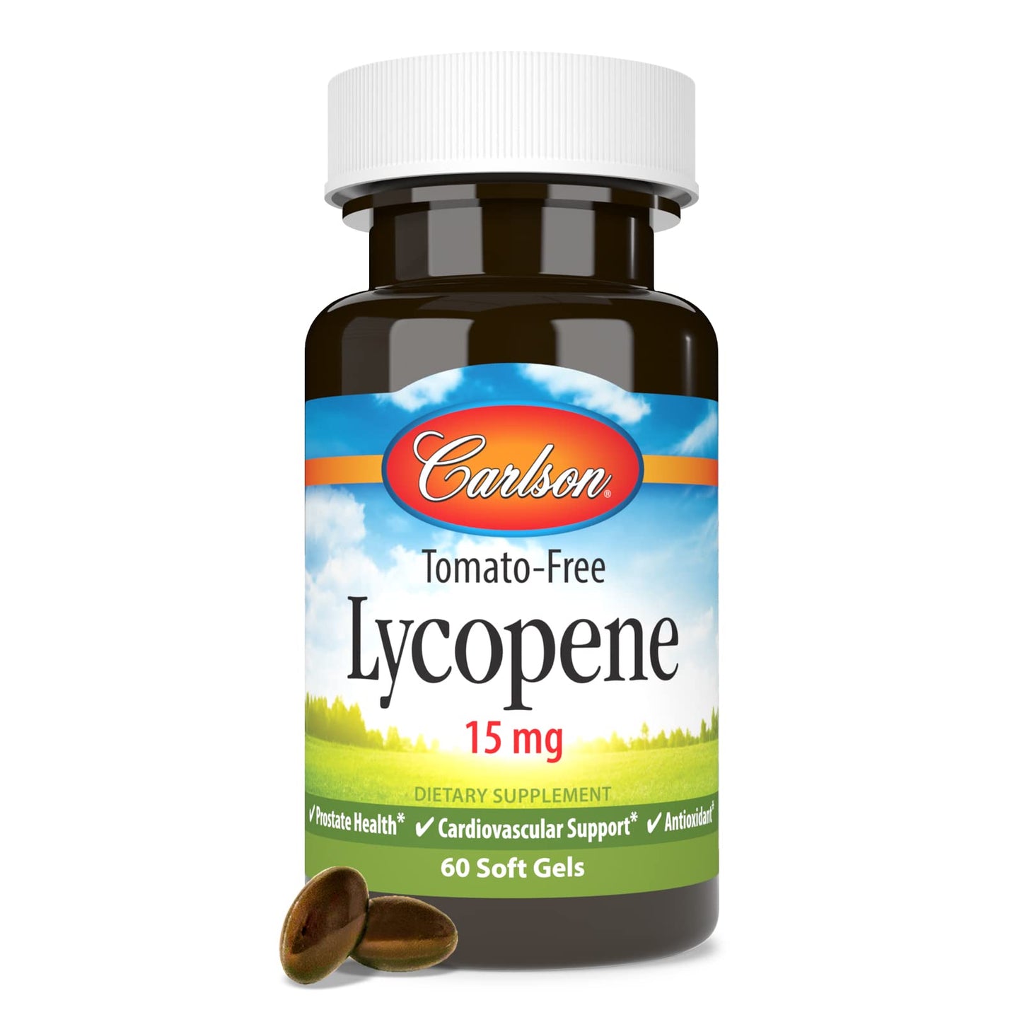 Carlson Lycopene 15 mg Softgels, 60 Count