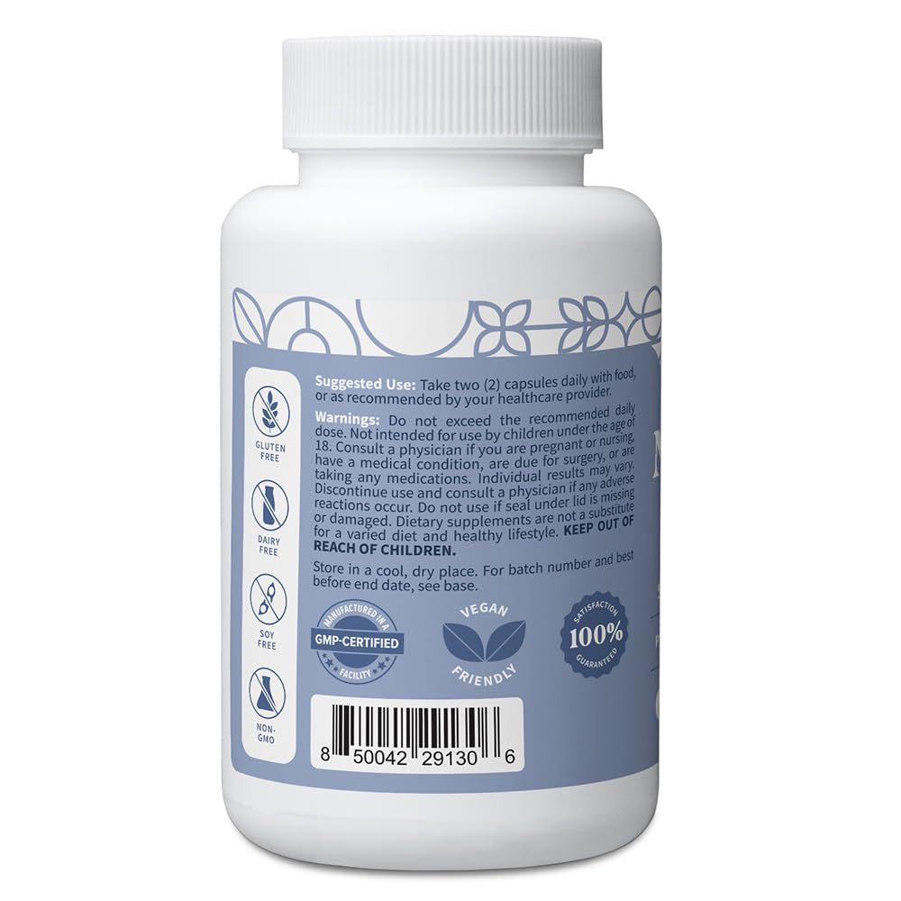 Pattern Wellness Magnesium Complex Supplement Capsules 60 Count