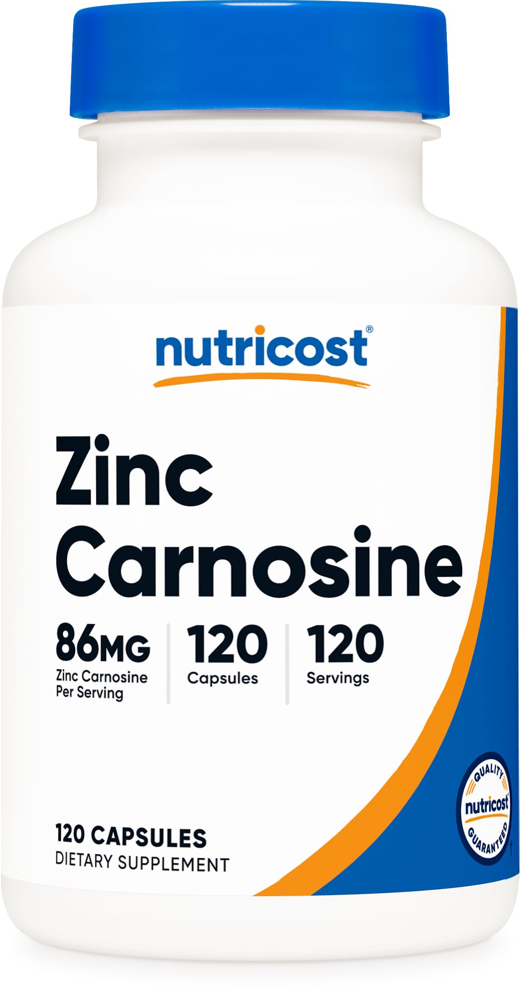 Nutricost Zinc Carnosine 86mg Capsules, 120 Count