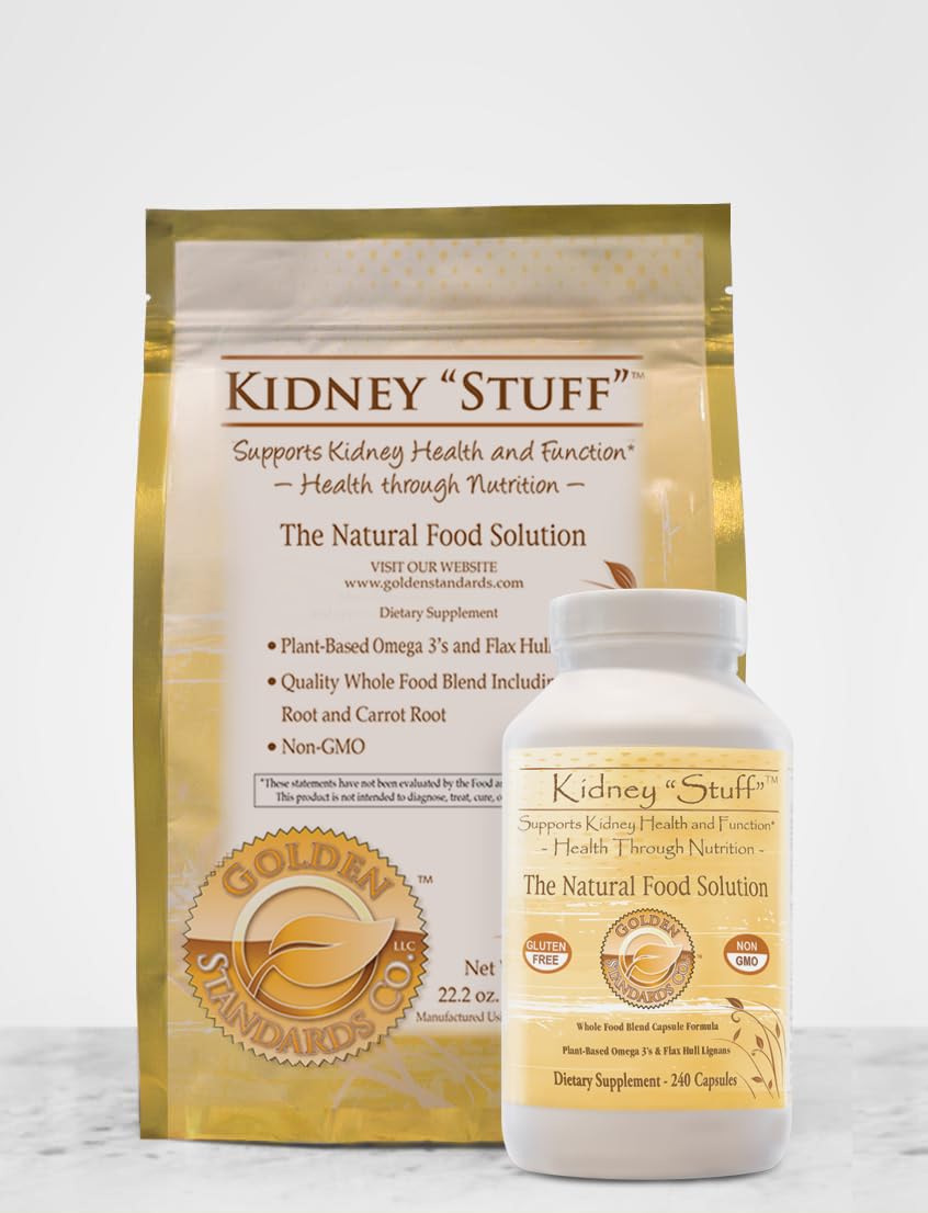 Kidney Stuff Premium Kidney Support Supplement Bundle (Granular Powder and Capsules) 240
