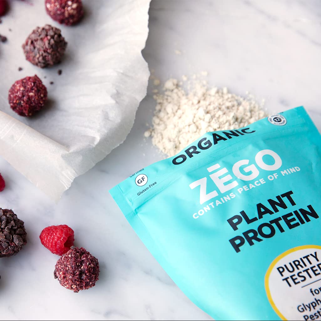 ZEGO Organic Sacha Inchi Seed Protein Powder, 15 oz (Pack of 5 Bags)