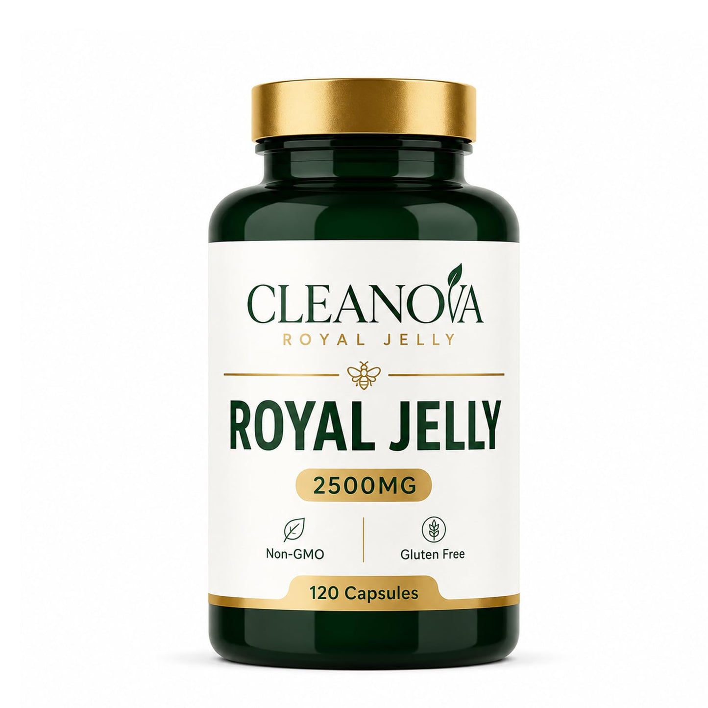 Lazra CLEANOVA Royal Jelly Capsules, 60 Count