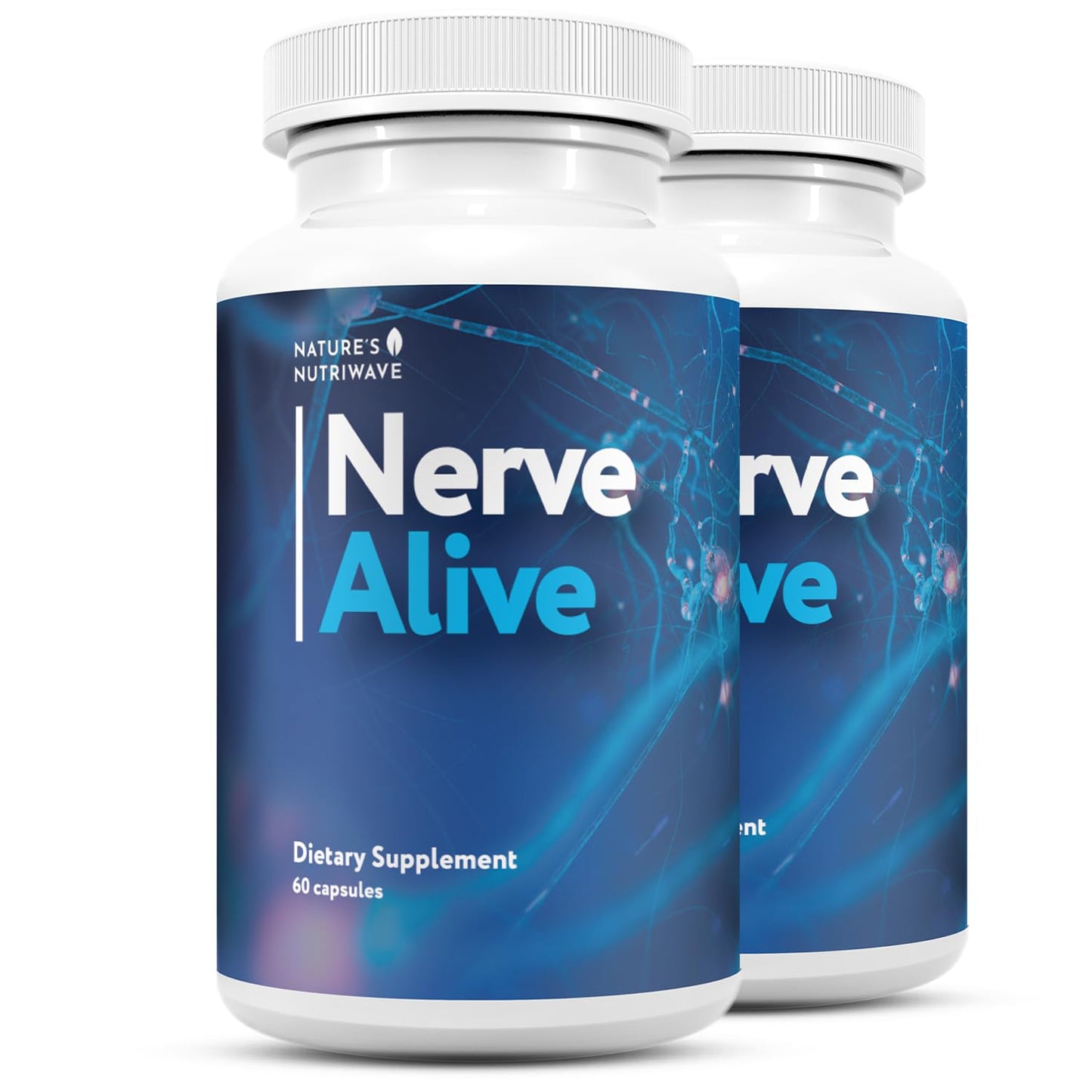 Nature’s NutriWave NerveAlive Passionflower & Marshmallow Root Capsules 120