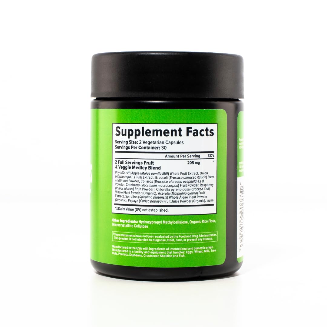InnoSupps Full Spectrum Reds & Greens Superfood Capsules, 30 Count