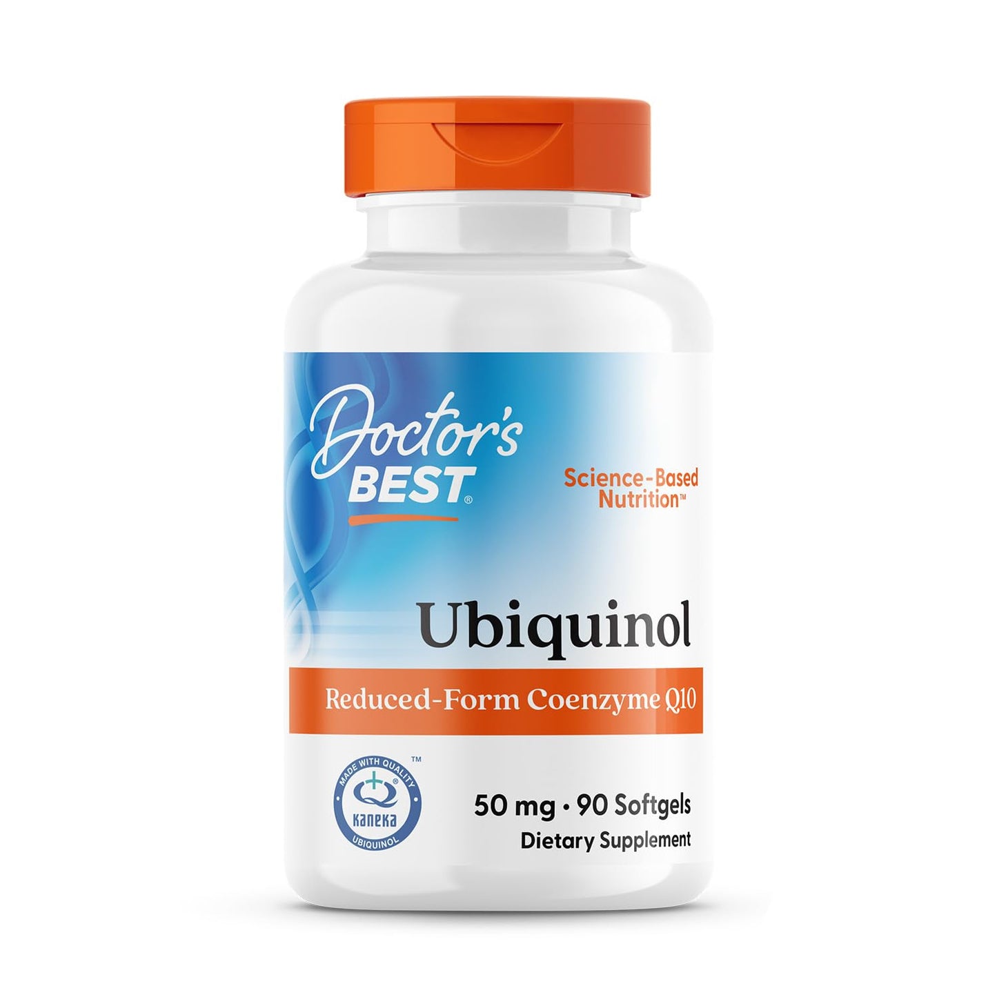 Doctor's Best Kaneka Ubiquinol 50 mg CoQ10 Softgels, 90 Count