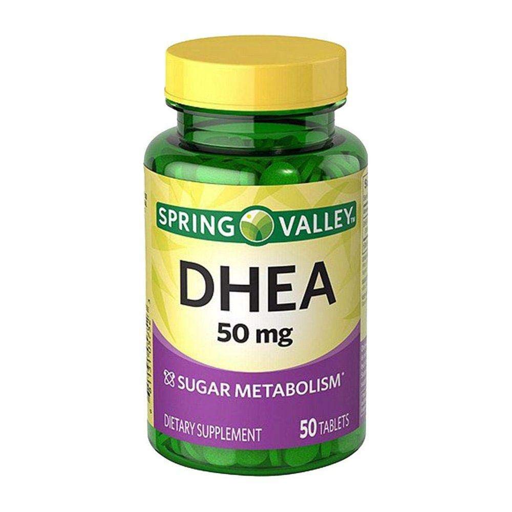 Spring Valley DHEA 50mg Dietary Supplement Tablets, 50
