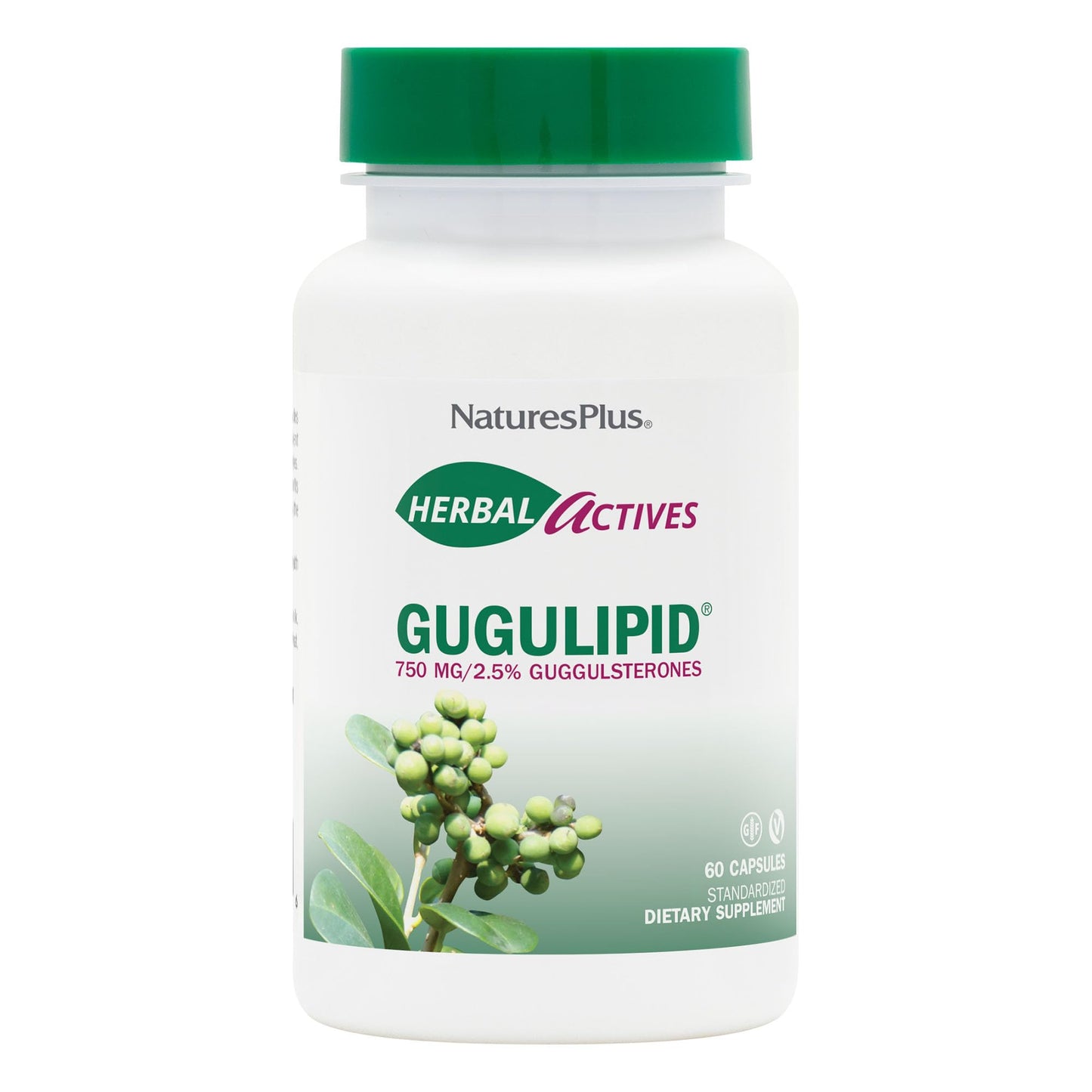 NaturesPlus Herbal Actives Gugulipid Capsules 60 Count