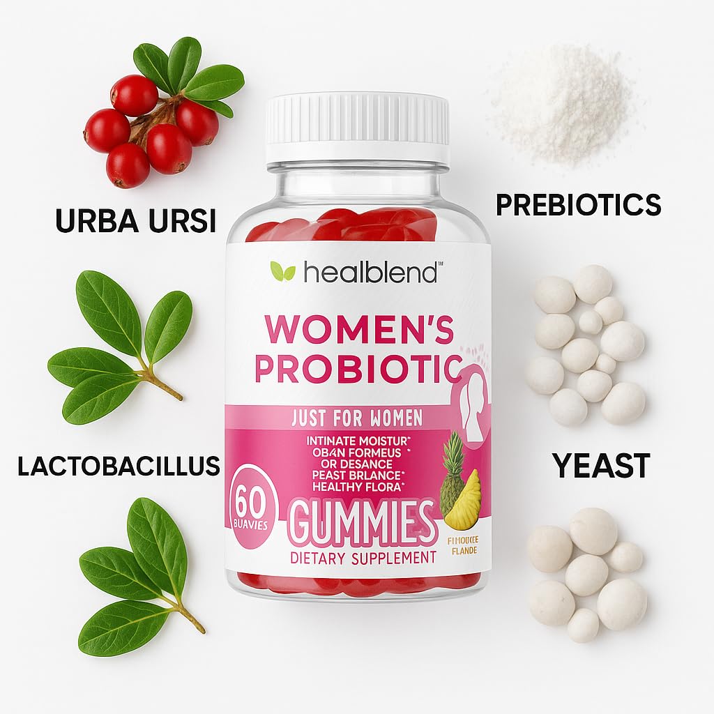 healblend Women's Probiotic Gummies 60 Count