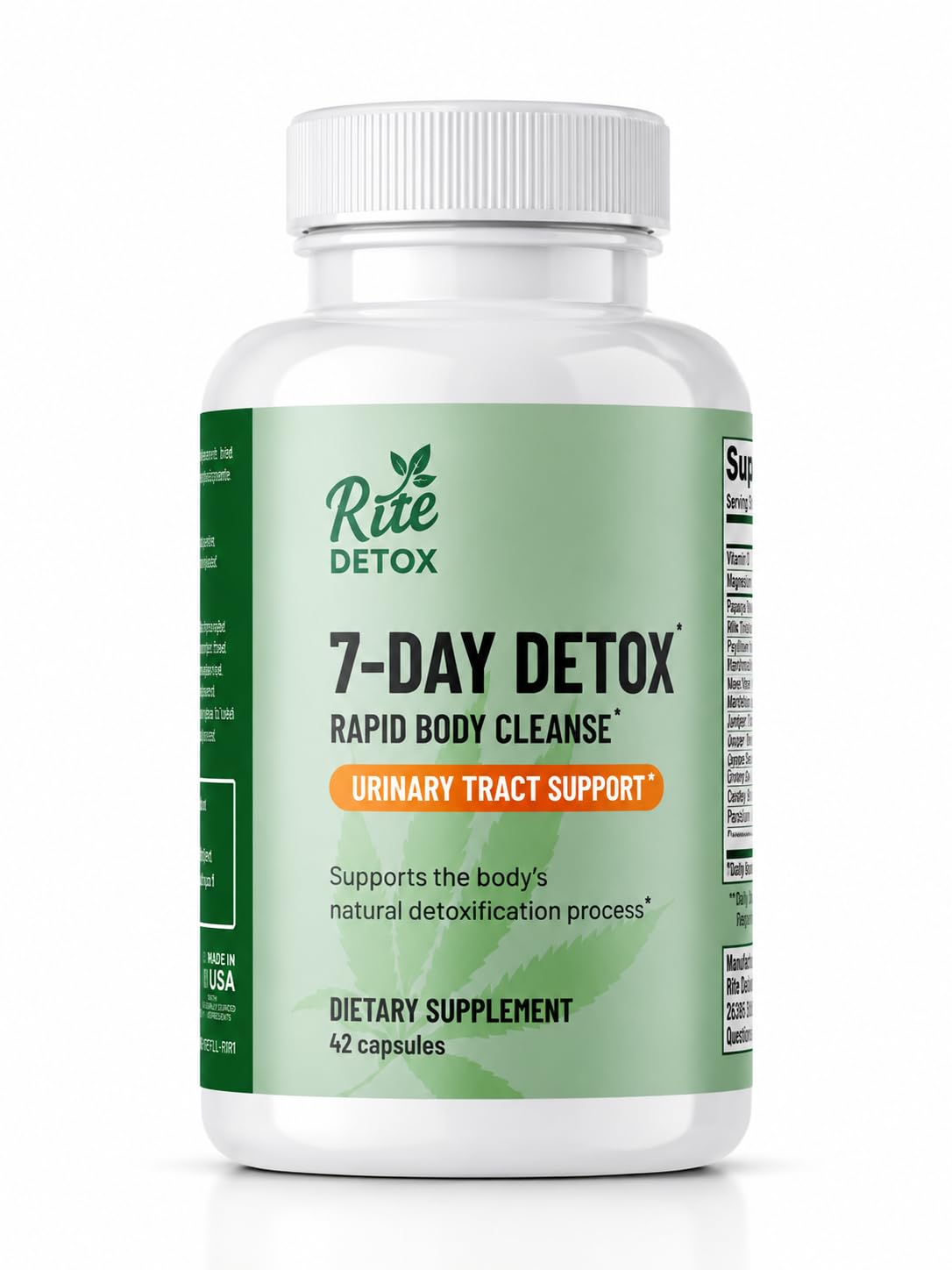 RiteDetox Detox and Cleanse Capsule 42 Count