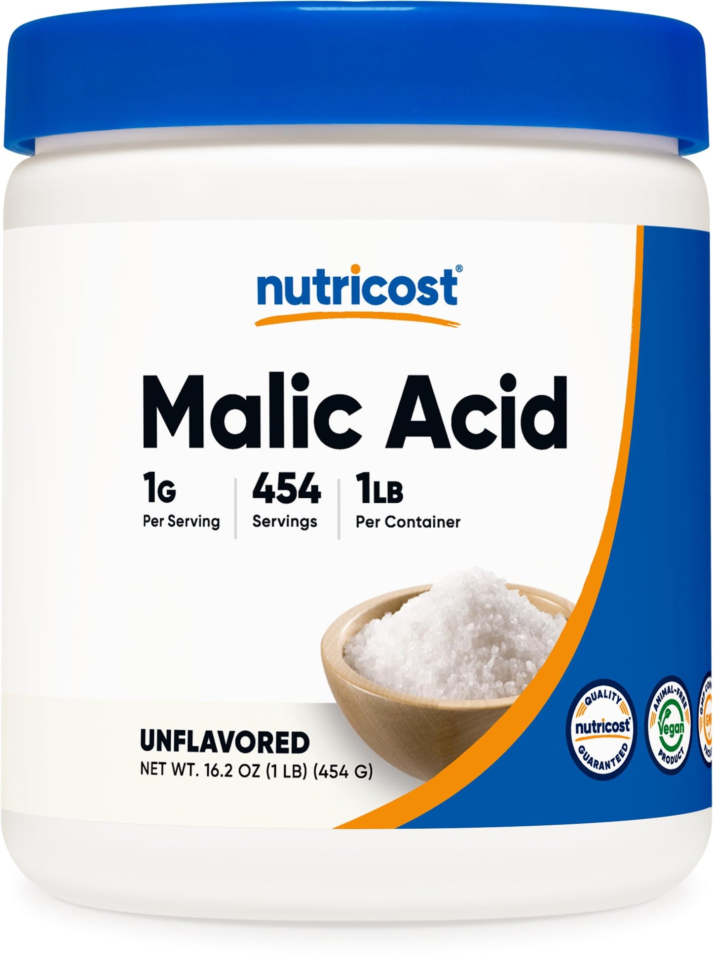 Nutricost Malic Acid Powder 454 Grams