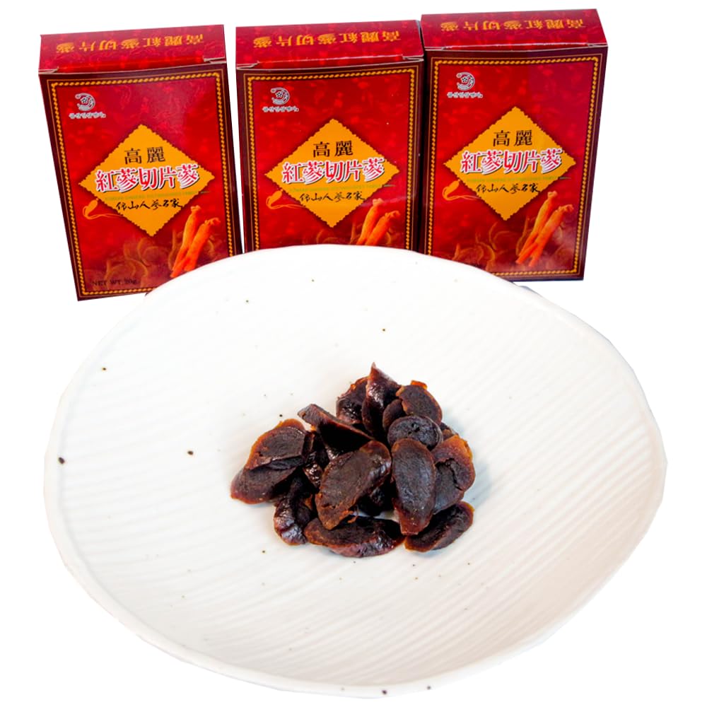 Generic KUMSAN Ginseng Distinguished Family Korea Red Ginseng Jelly, Honeyed Fermented Red Ginseng, Korean Traditional Candied Fermented Red Ginseng Gummy, 1 Count