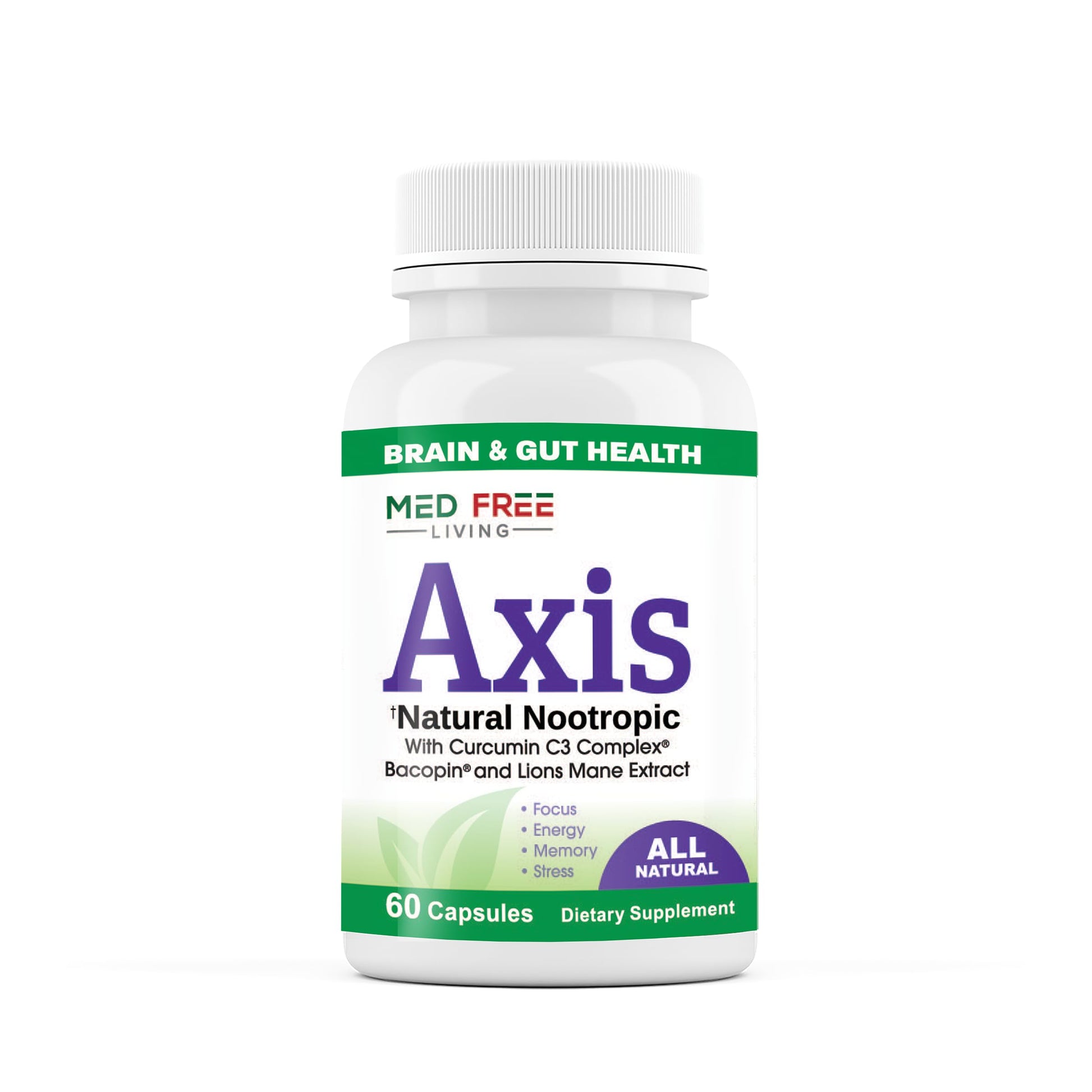 Factor 5 Axis Natural Brain Supplement Capsule 60 Capsules
