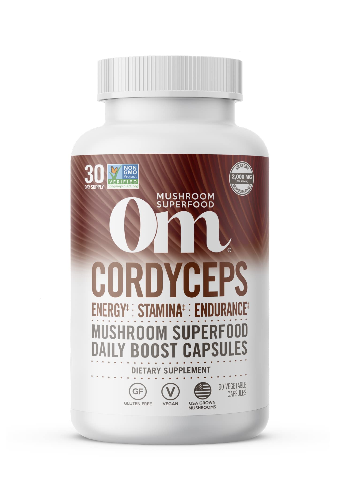 OM MUSHROOM SUPERFOOD Cordyceps Mushroom Capsules 90 Count
