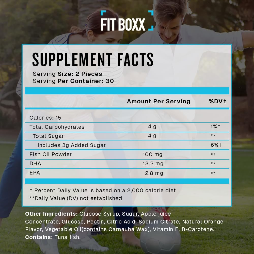 Fit Boxx OmegaEase Omega 3, 60 Capsules