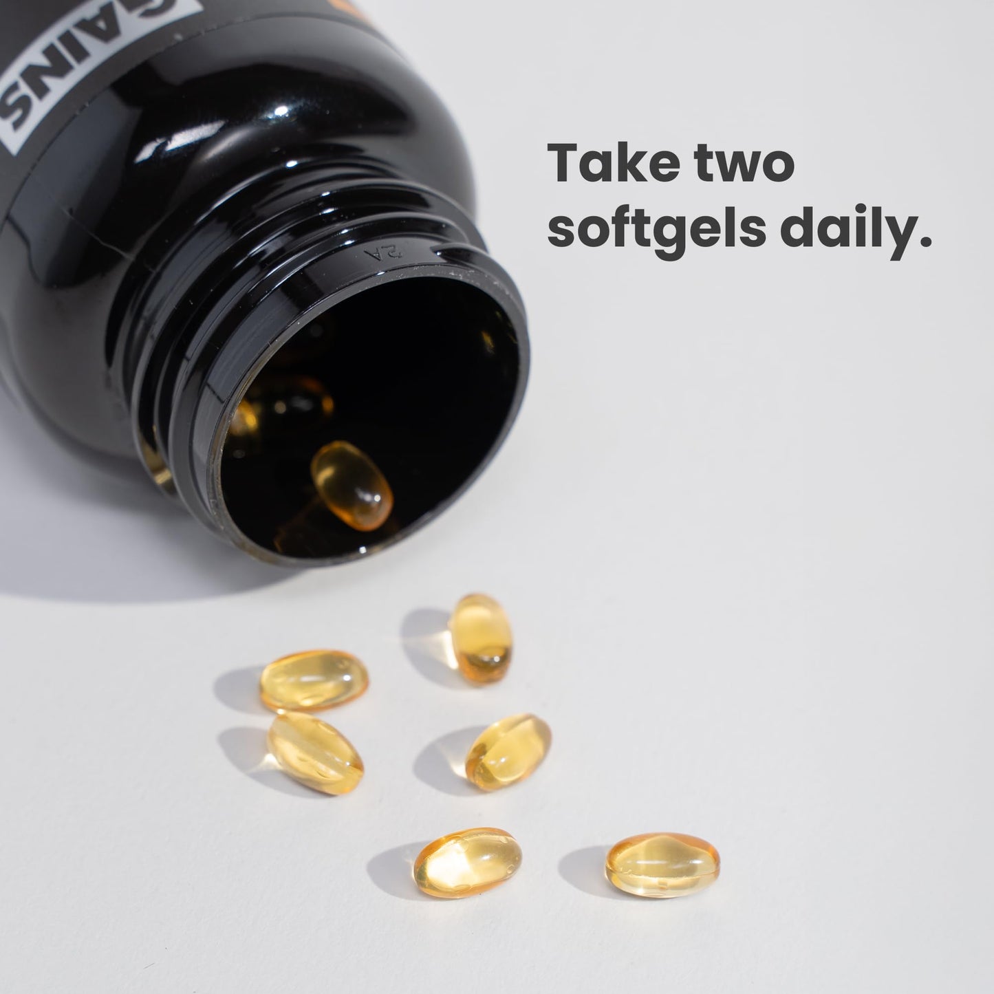 Gains in Bulk D3 K2 Supplement Softgels 6 Count