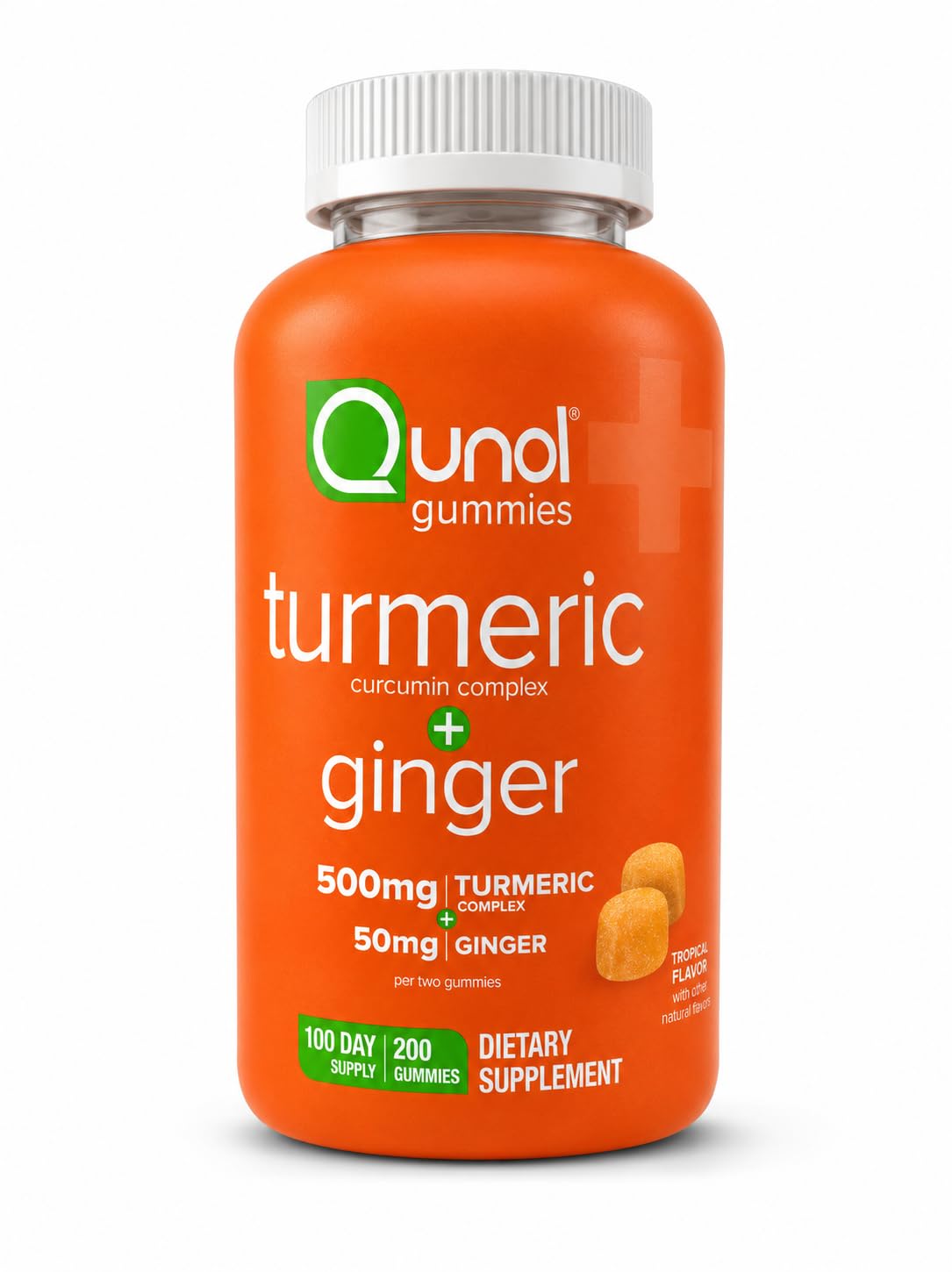 Qunol Turmeric and Ginger Gummies 200 Count