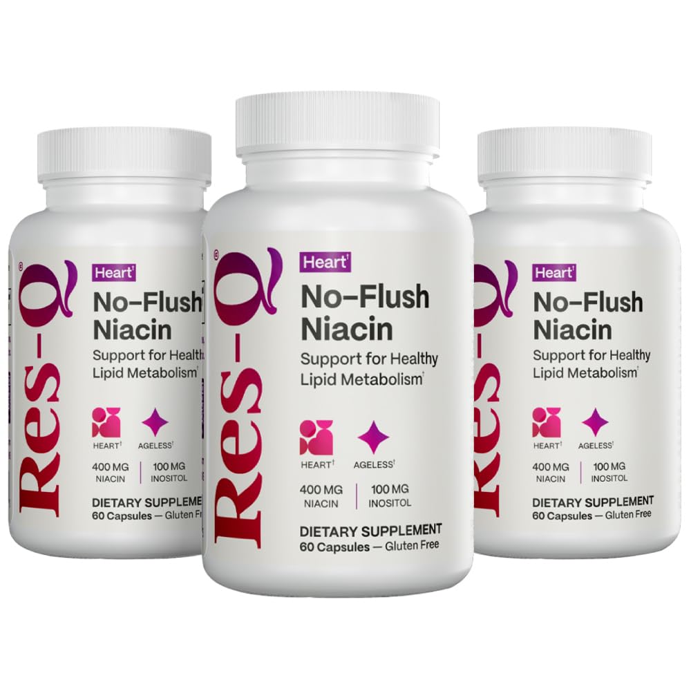 Res-Q No-Flush Niacin (Formerly HDL+) Softgels 180
