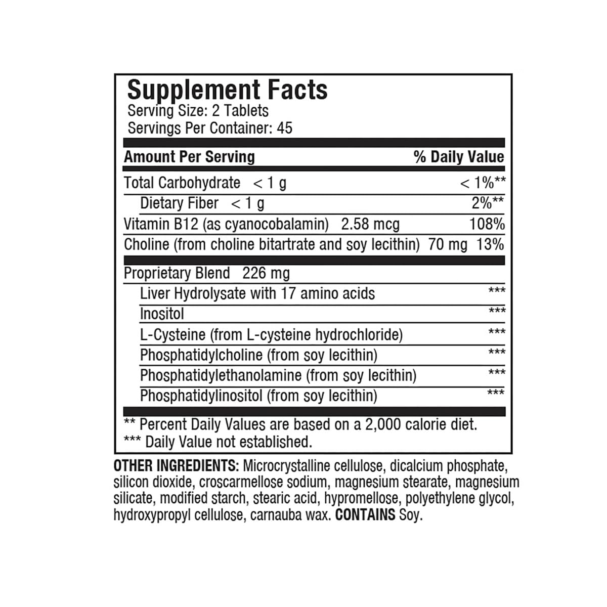 LIVERITE Liver Aid Dietary Supplement Tablets 150