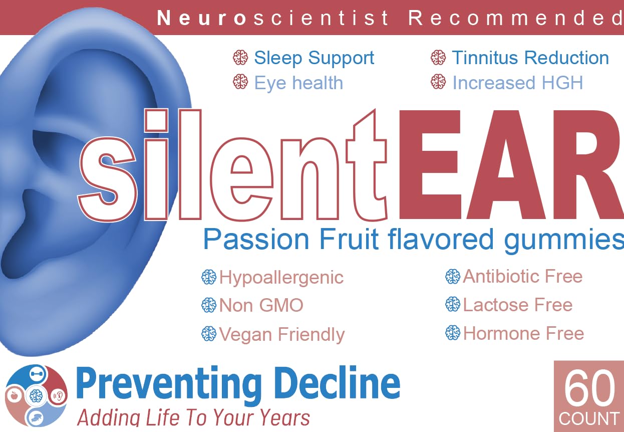 Preventing Decline SilentEar Gummy 120 Count