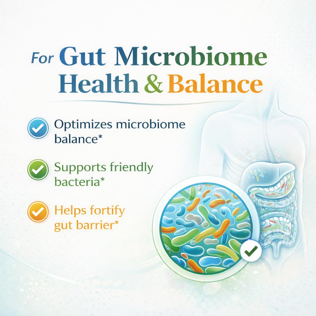 iEnzymes Bacillus B3 Spore-Based Probiotic + Enzymes for Gut Health & Microbiome Support, 60 Capsules