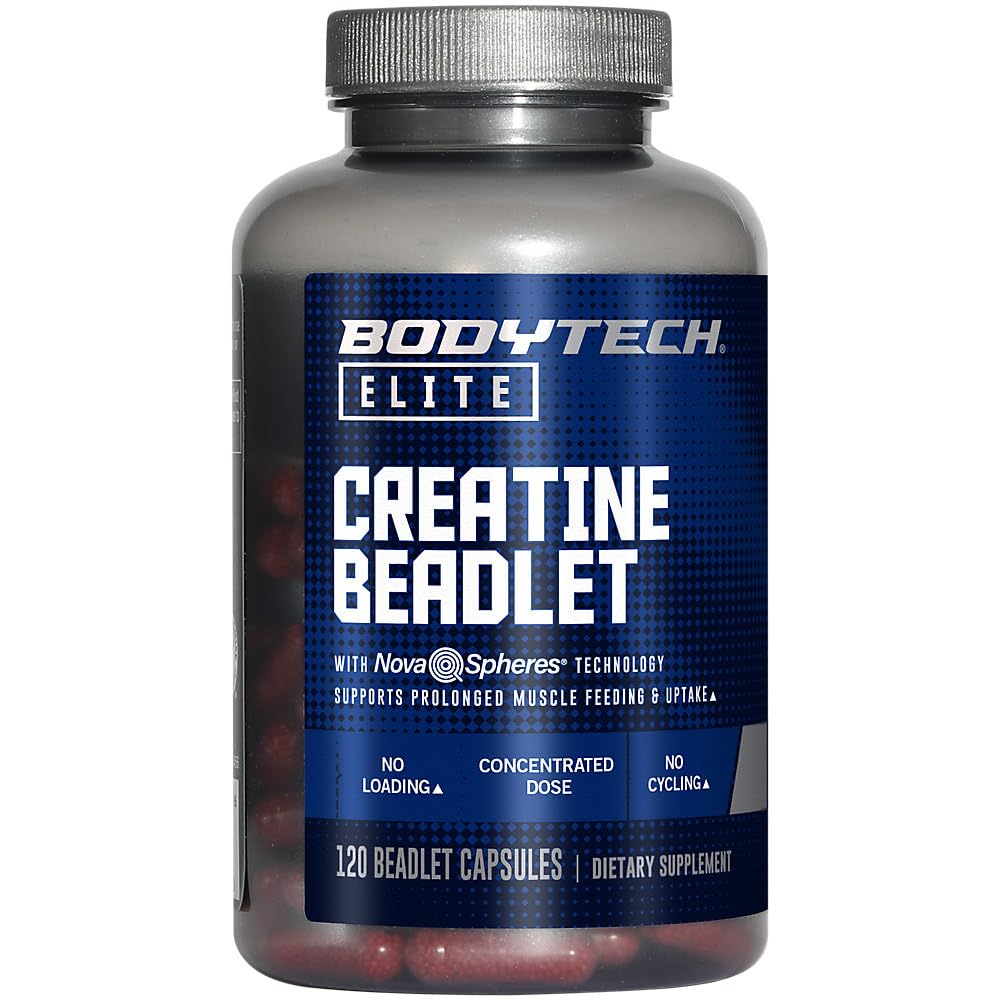 BodyTech Elite Creatine Beadlet Capsule 120 Count