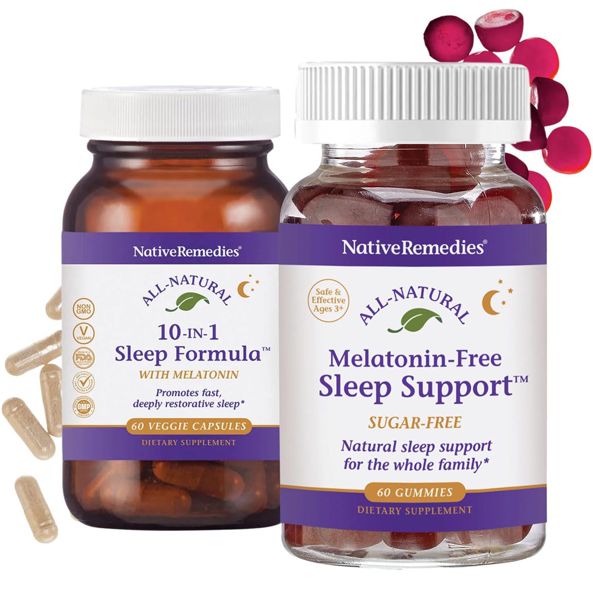 Native Remedies Family Sleep Essentials ComboPack Capsule/Gummy 120