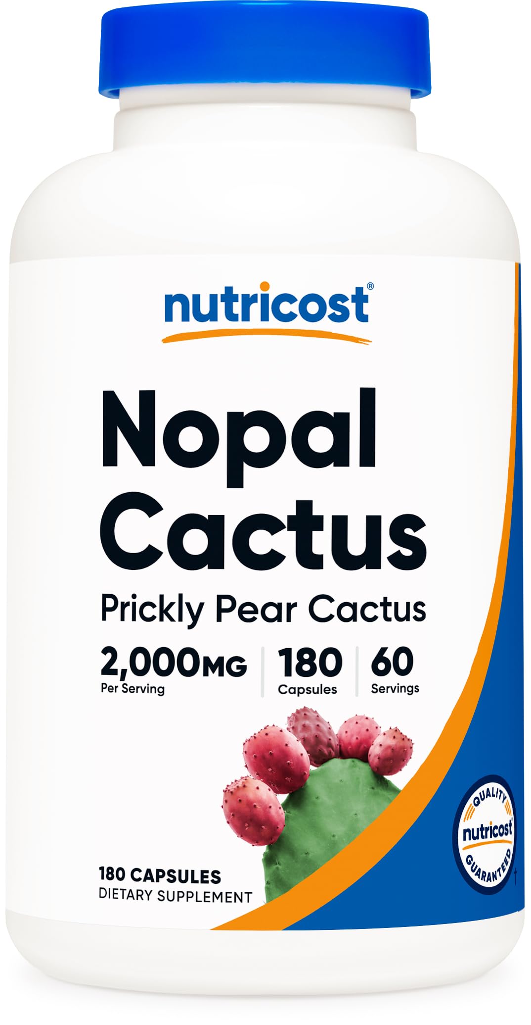 Nutricost Nopal Cactus (2000mg) Capsules, 180 Count
