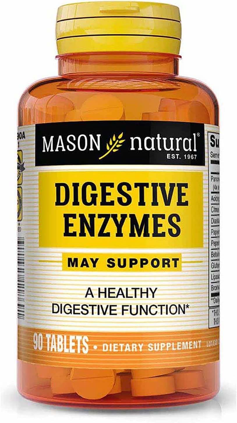 Mason Natural Digestive Enzymes Tablets, 1 Tablet