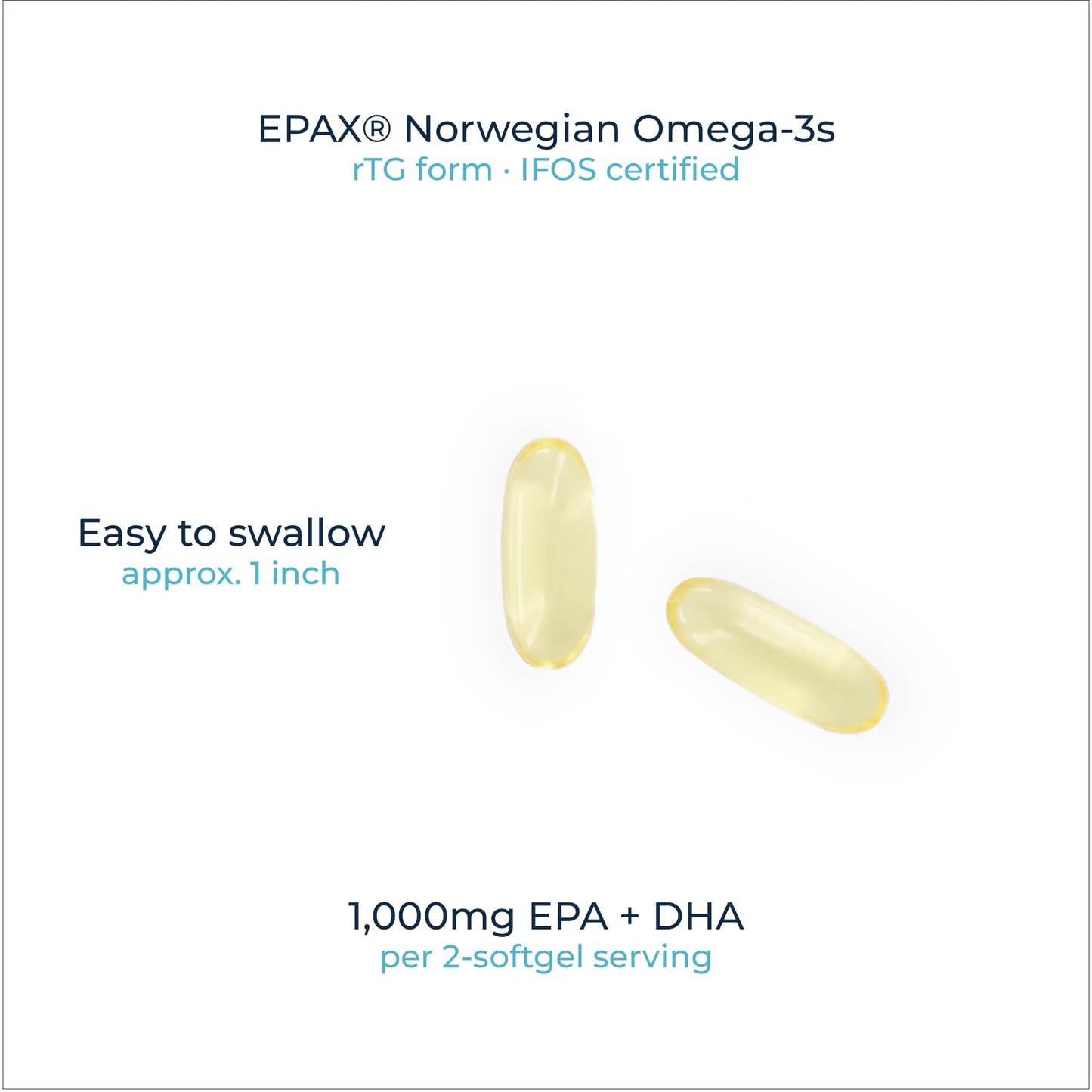 Rational Nutrition EPAX Norwegian Omega-3 Fish Oil Softgels 120