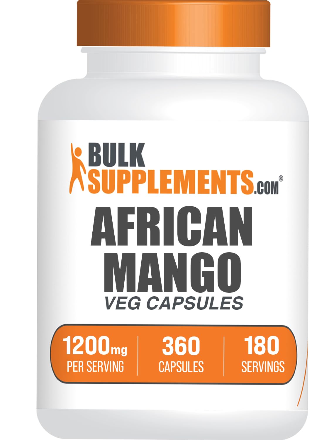 BulkSupplements African Mango Extract Capsules 360 Capsules