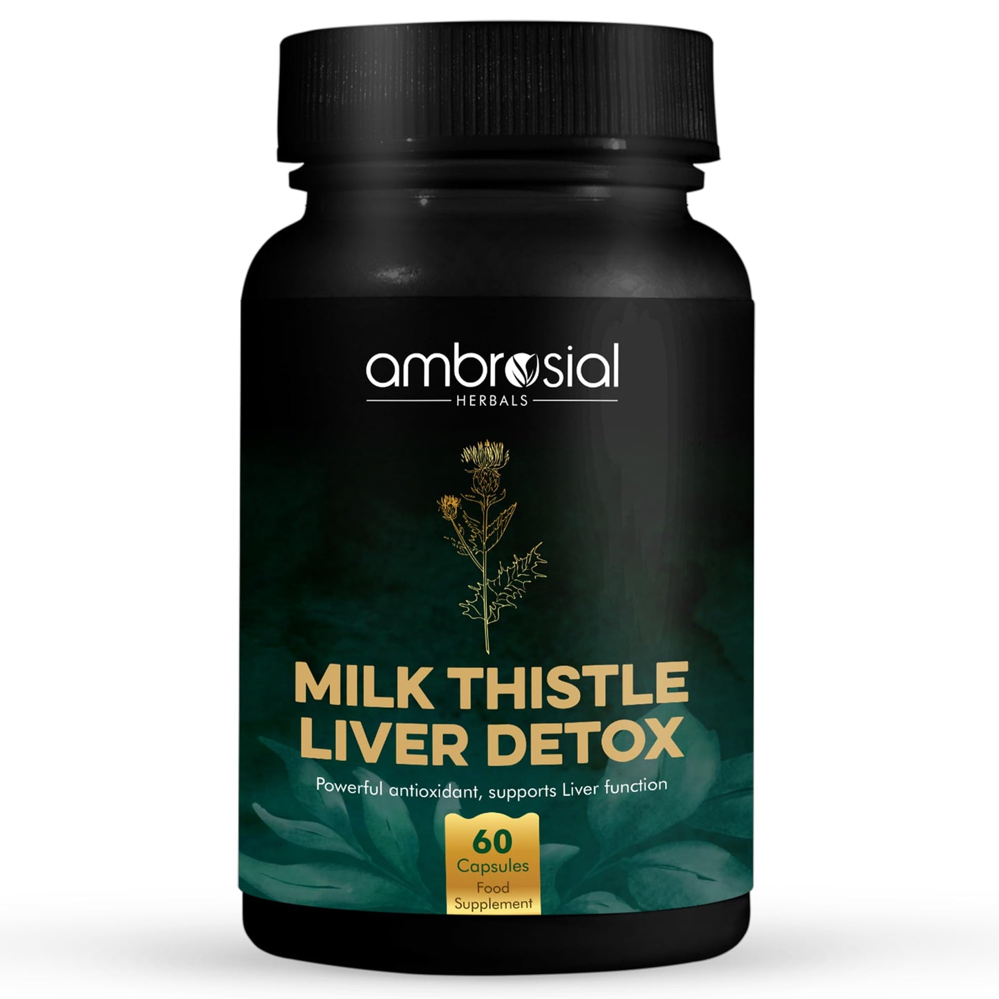 AMBROSIAL Milk Thistle Capsules, 60 Capsules