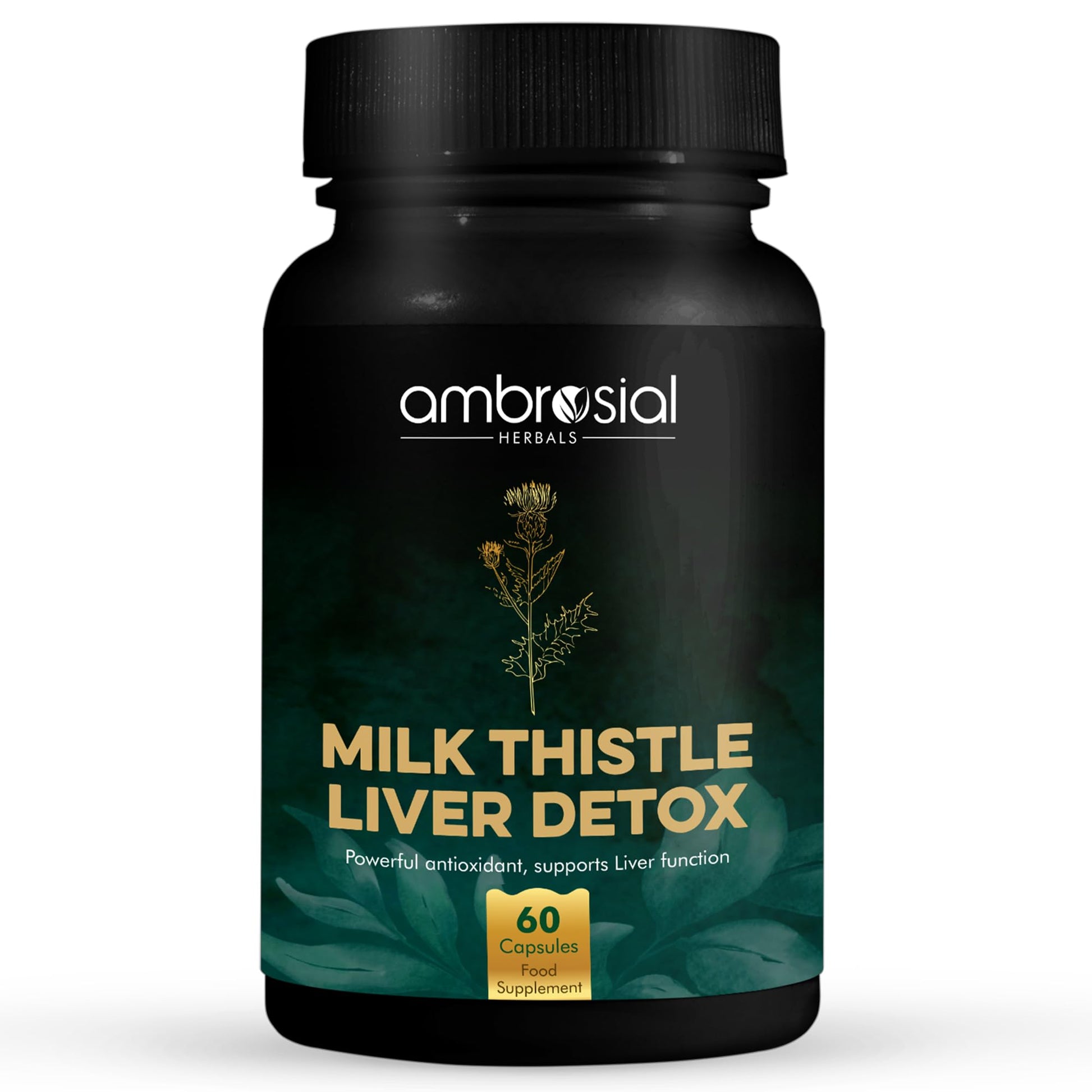 AMBROSIAL Milk Thistle Capsules, 60 Capsules