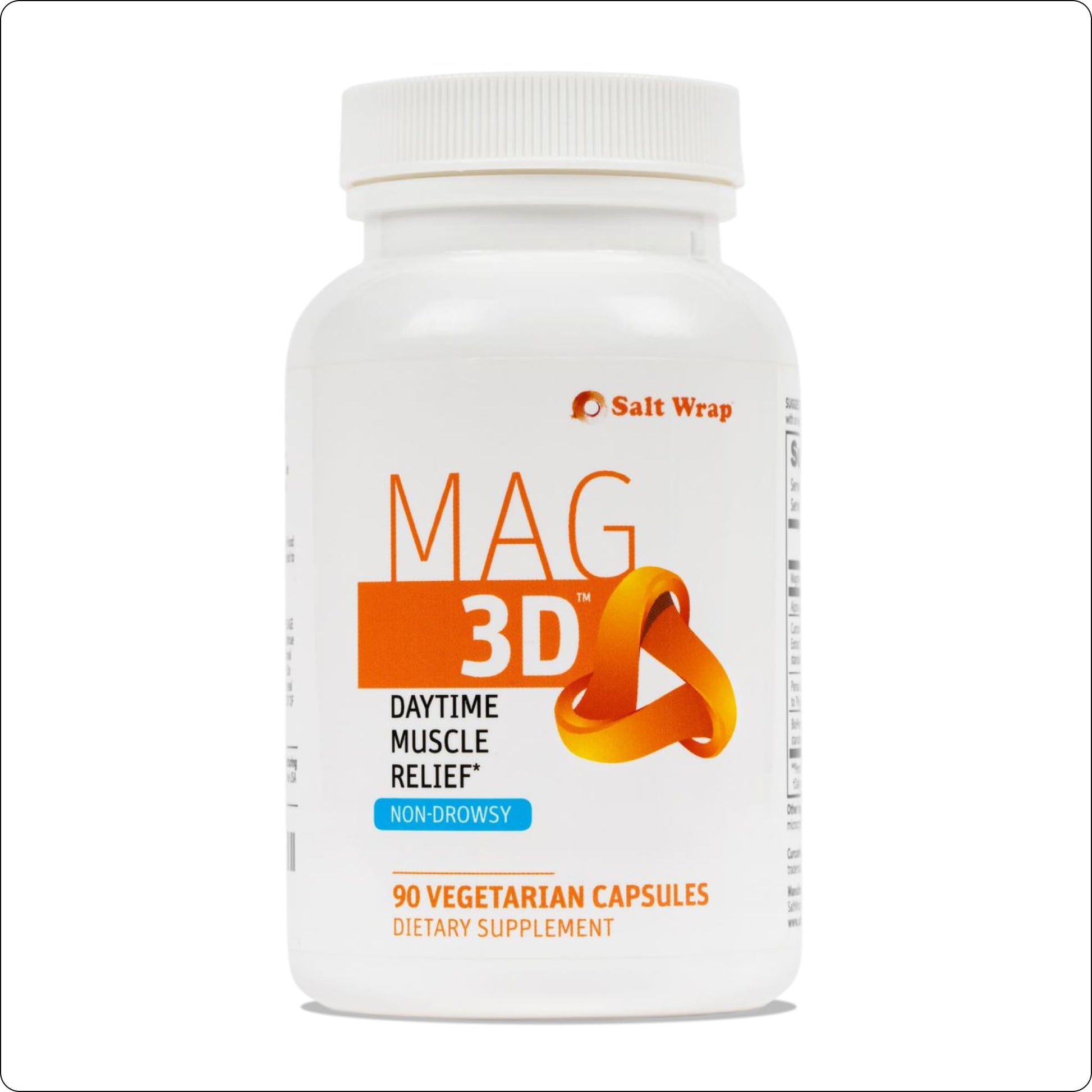 SaltWrap Mag 3D Daytime Non-Drowsy Leg Cramp & Muscle Relief Capsule 90