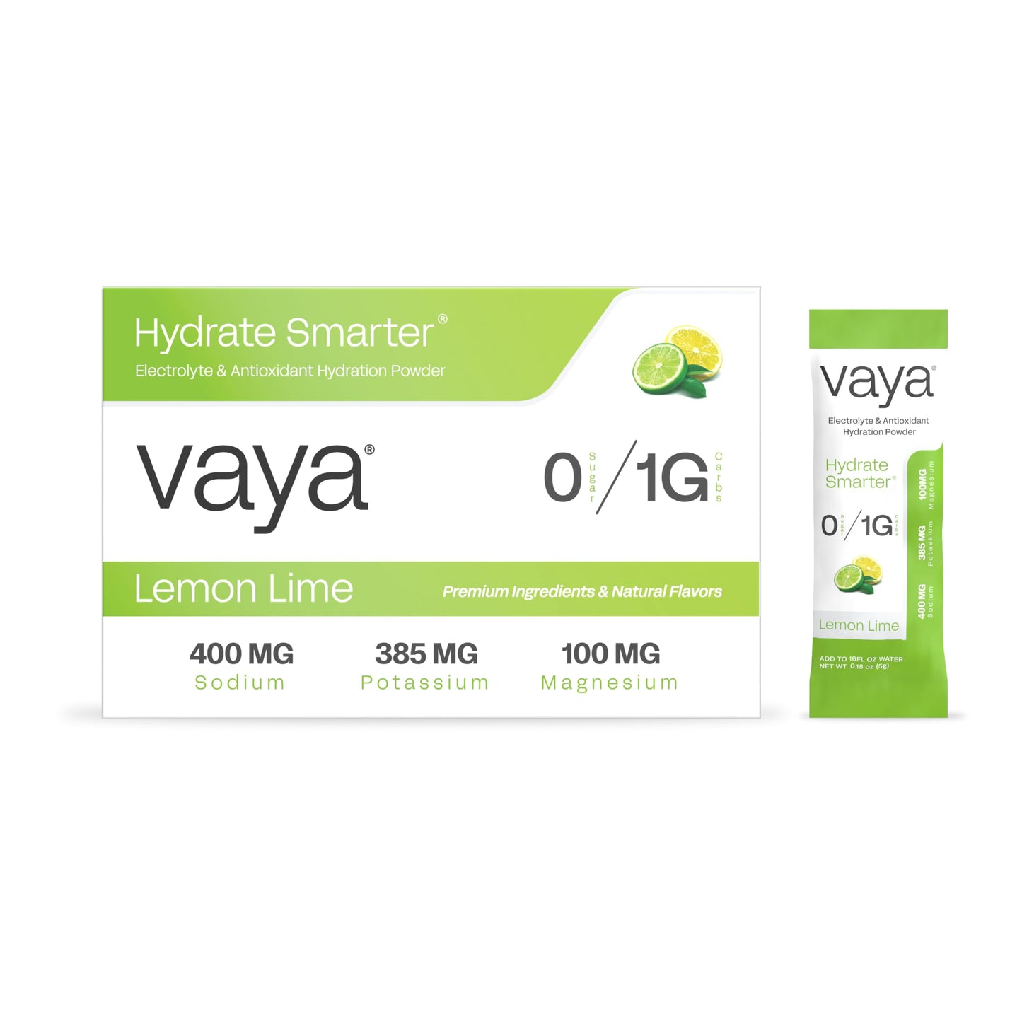 Vaya Sugar Free Electrolyte Powder Packets, 4.23 oz