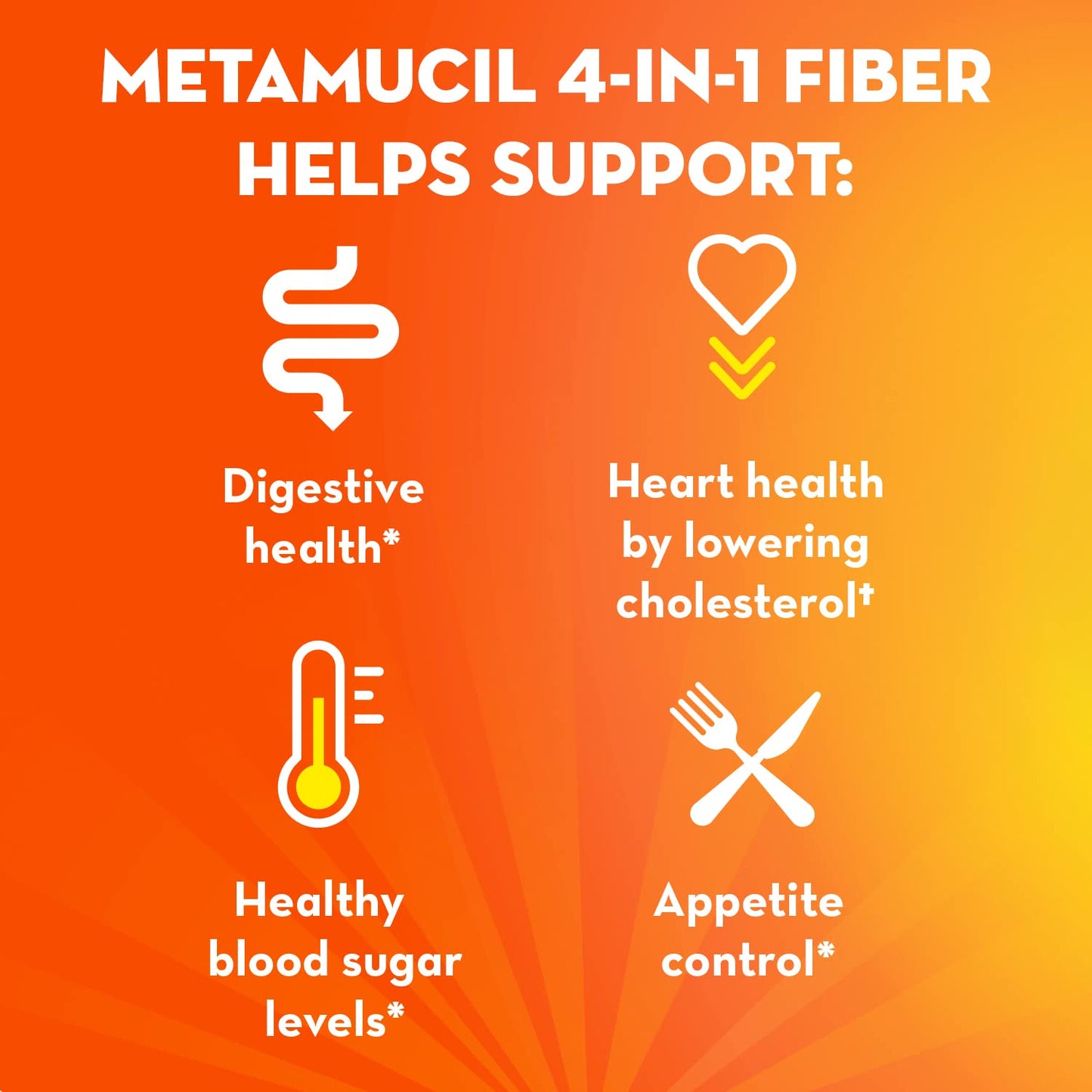 Metamucil On-The-Go Psyllium Husk Fiber Supplement Capsule 60 Count