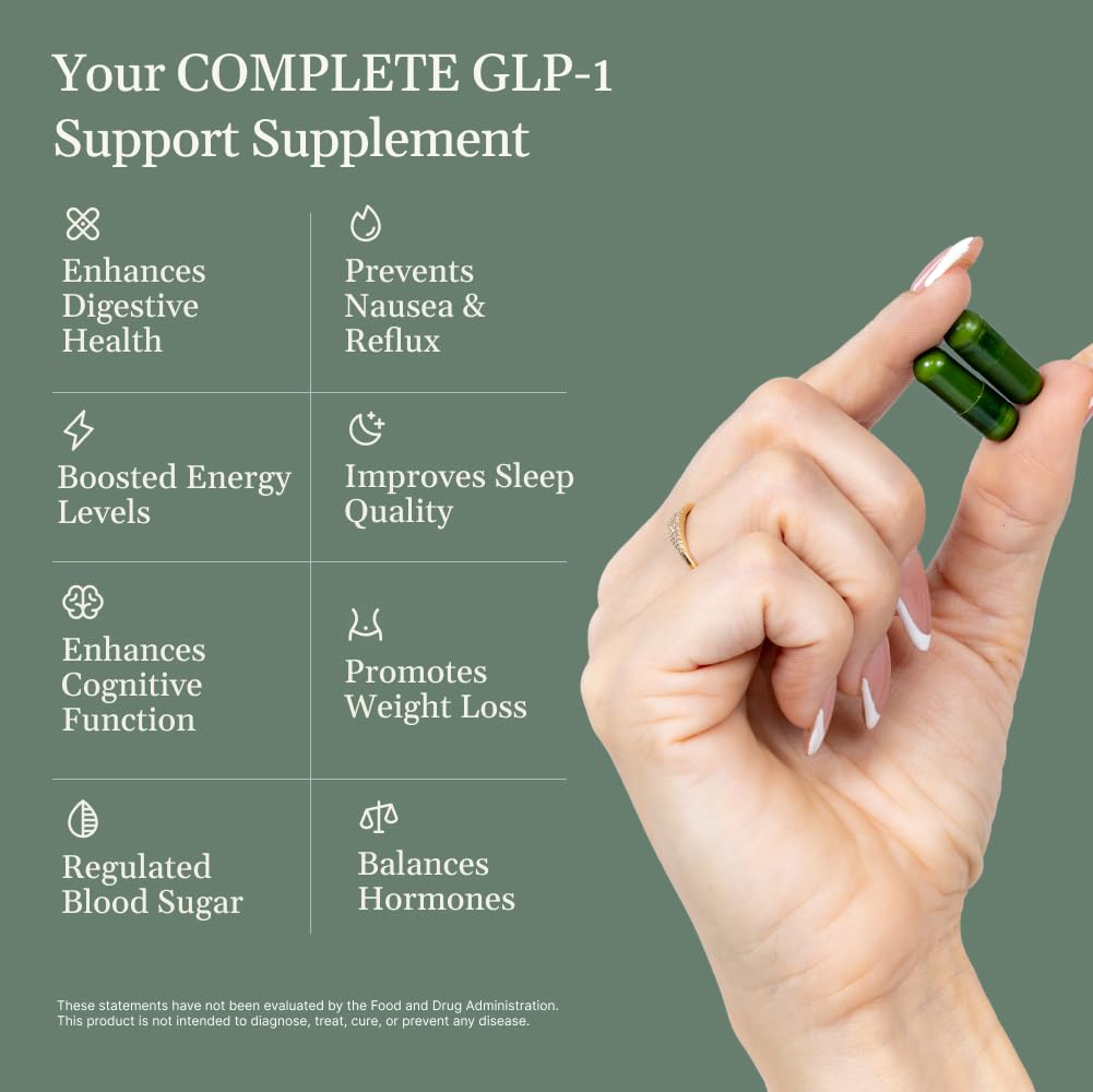 balanced8 GLP-1 Support Supplement Capsules, 120 Count