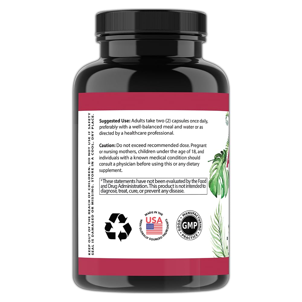 Angry Supplements Vegan Apple Cider Vinegar + Beet Root & Turmeric Curcumin Capsules, 120 Capsules
