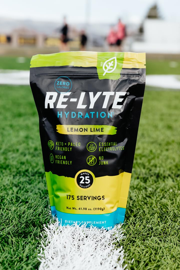 REDMOND Re-Lyte Hydration Electrolyte Powder, 175 Servings, Lemon Lime