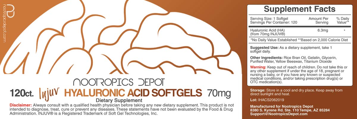 Nootropics Depot Injuv Softgels Softgel 120 Count