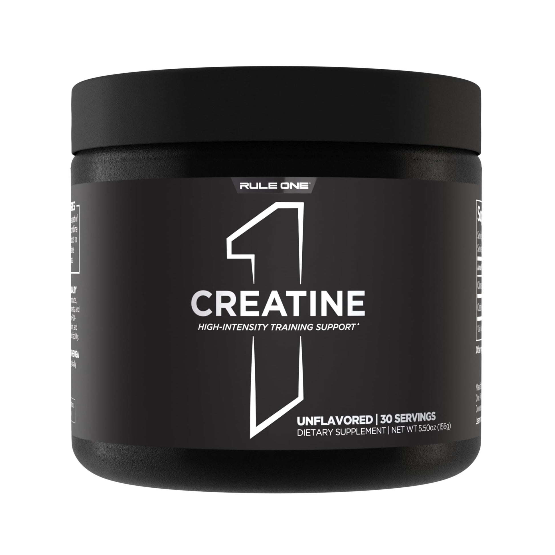 Rule 1 Proteins Creatine Powder – Pure Micronized Creatine Monohydrate, Unflavored, 5.5