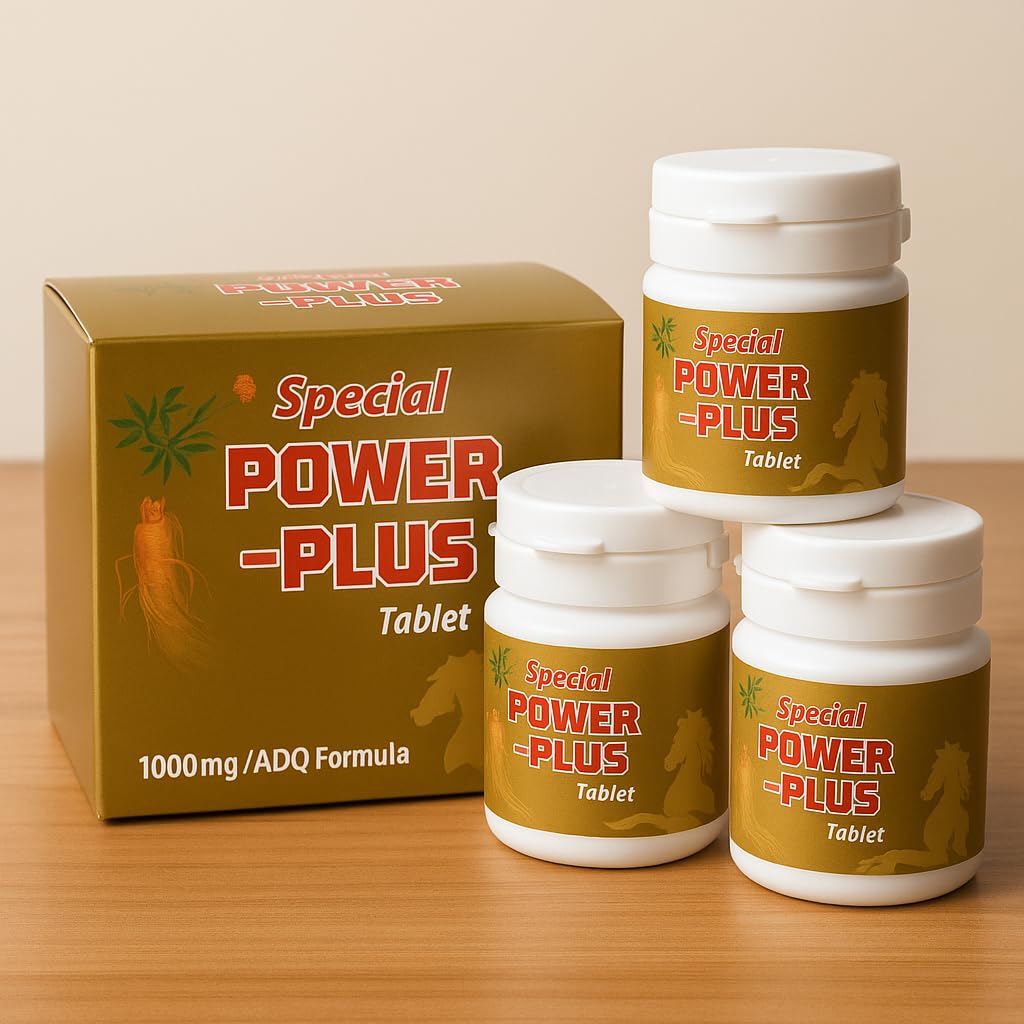 Skydia Power Plus Super Ginseng Root Korean Red Ginseng Capsules, 36 Capsules