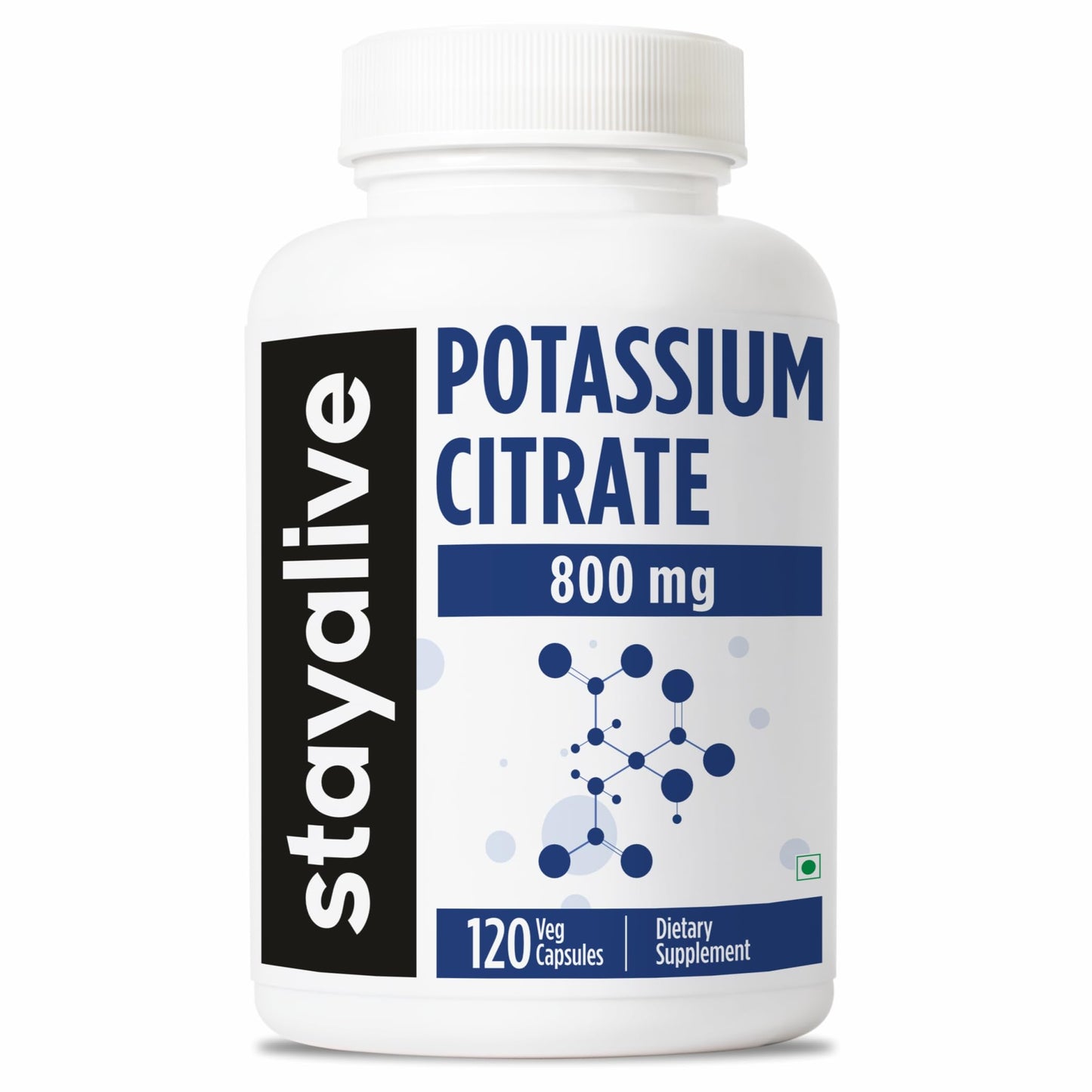STAY ALIVE Potassium Citrate Supplement Capsule 120 Capsules