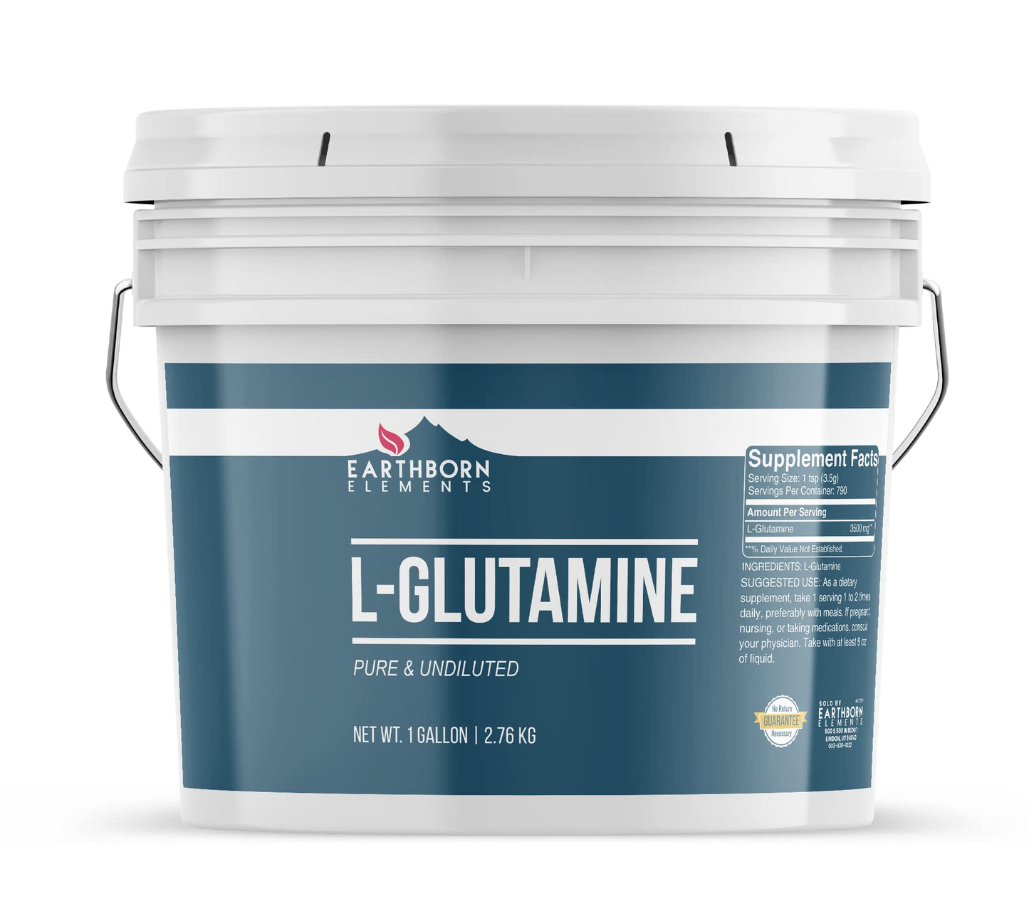 Earthborn Elements L-Glutamine Powder 97.6