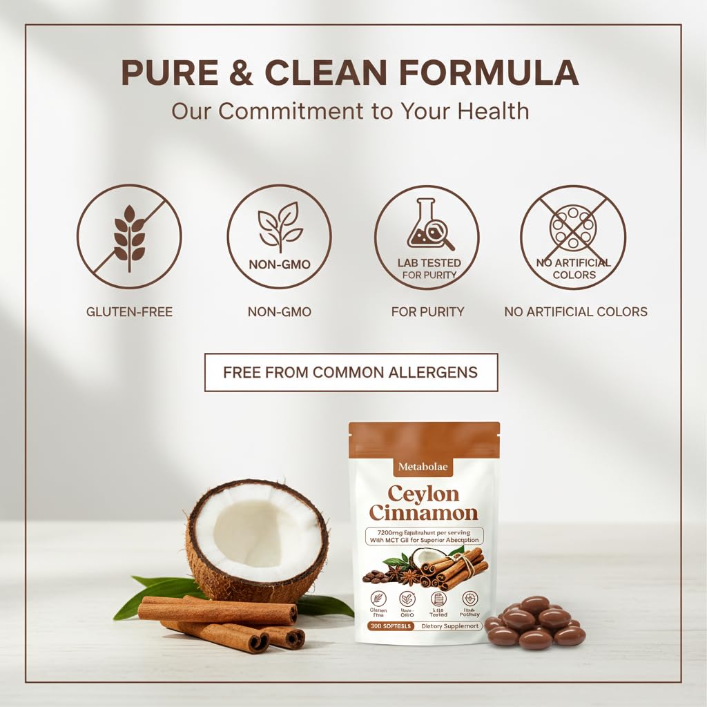 Beon Health Metabolae Ceylon Cinnamon Softgels 300