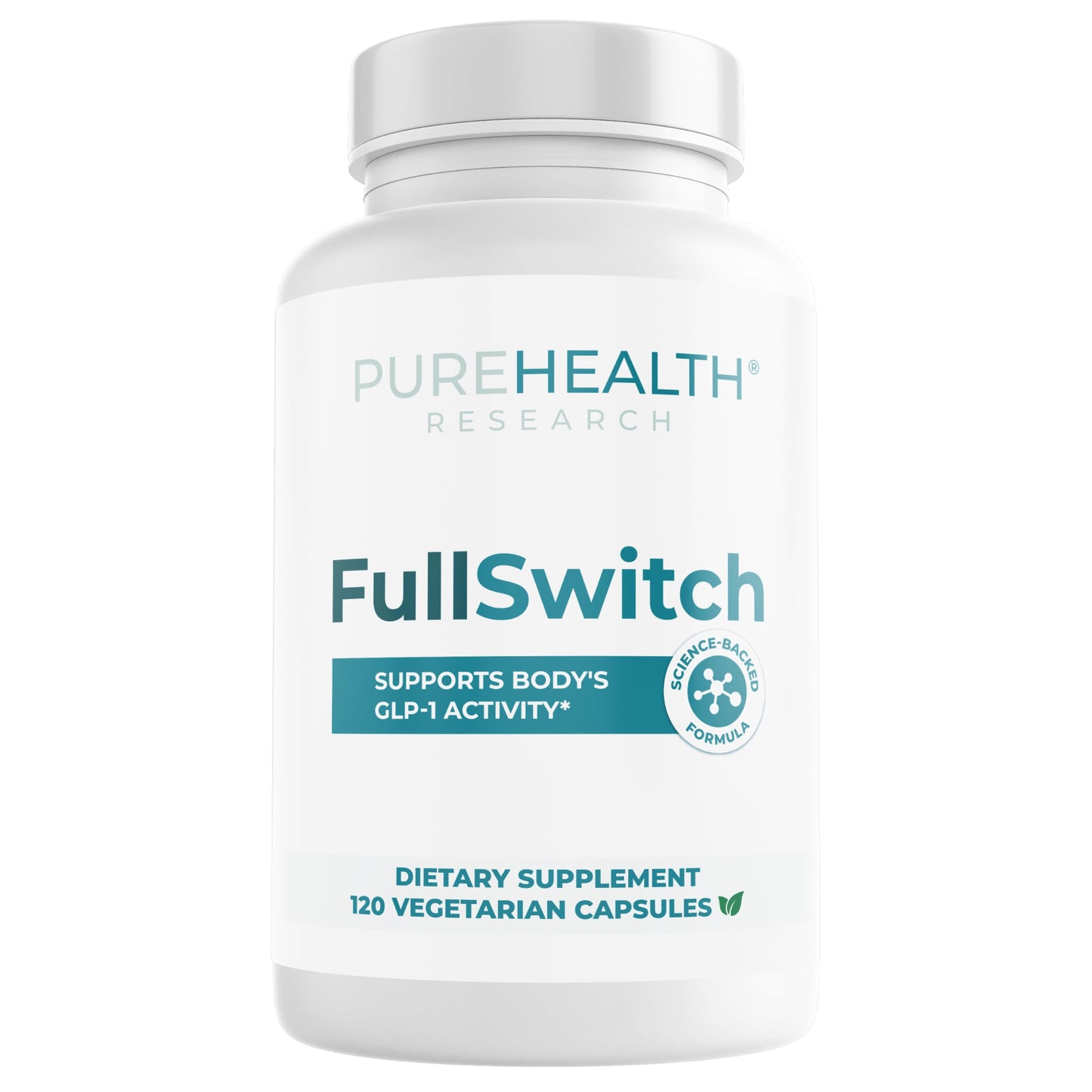 PUREHEALTH RESEARCH Full Swtich - Advanced Metabolic Support Formula - Berberine, Akkermansia & Clinically Studied Botanicals Capsule, 120 Count