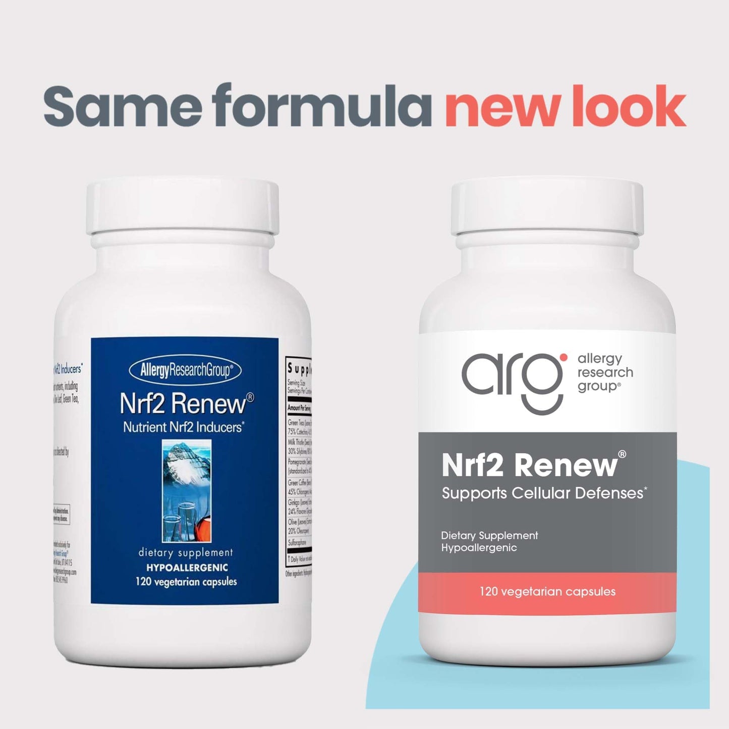 Allergy Research Group Nrf2 Renew Sulforaphane NRF2 Activator Capsules 120